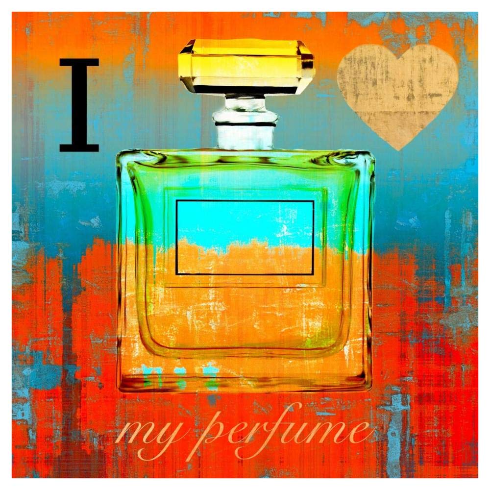 I Love my Perfume-Paper Art-42x42”