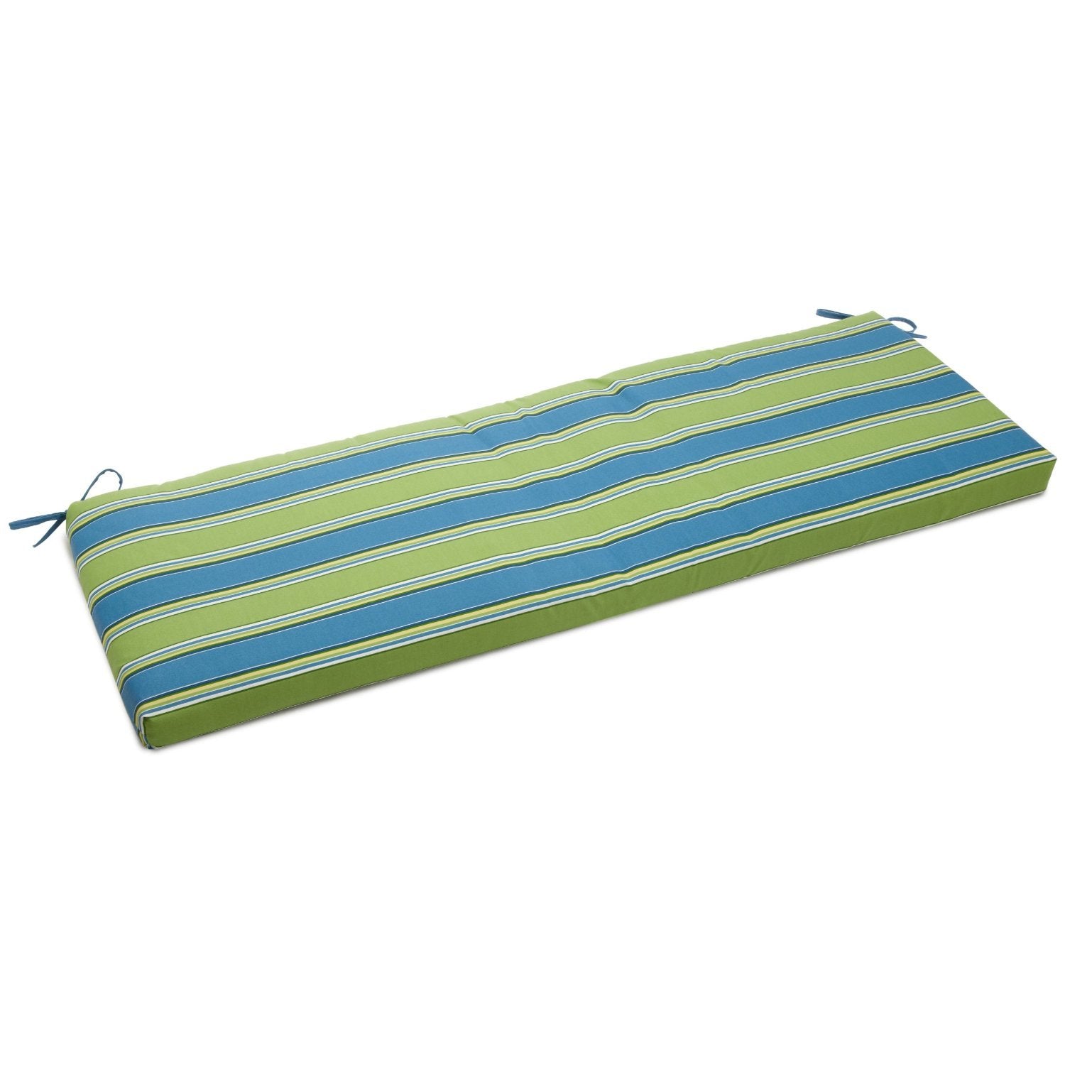63-inch by 19-inch Spun Polyester Bench Cushion - Haliwell Caribbean