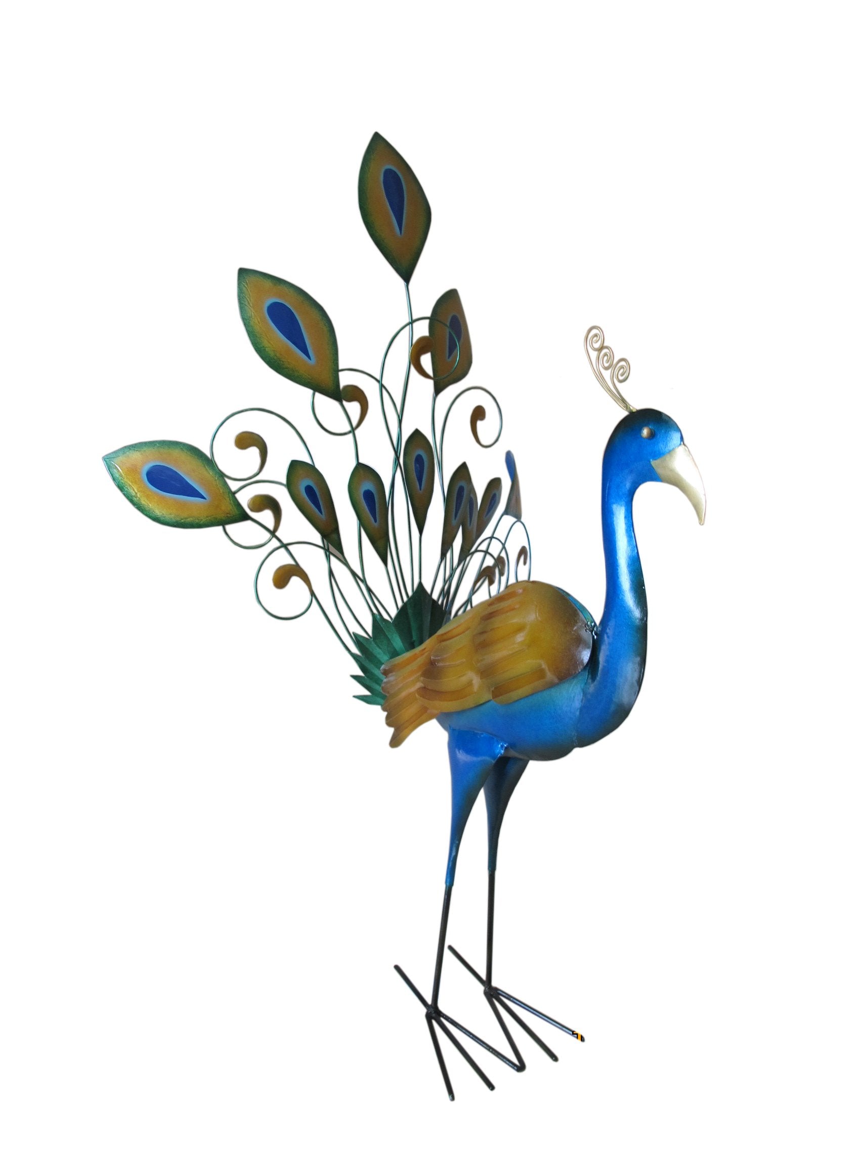 D-ART COLLECTION, INC New Iron Peacock Dcor