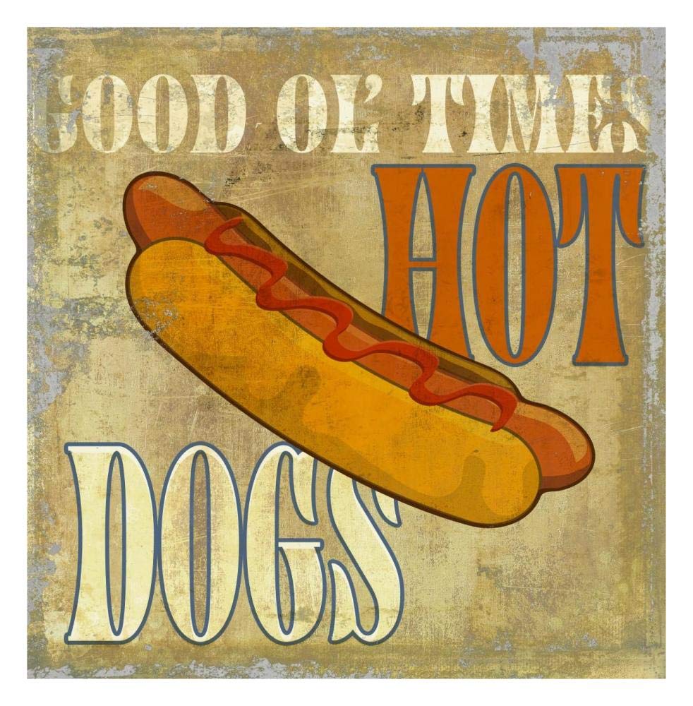 Hot Dog-Paper Art-26x26”