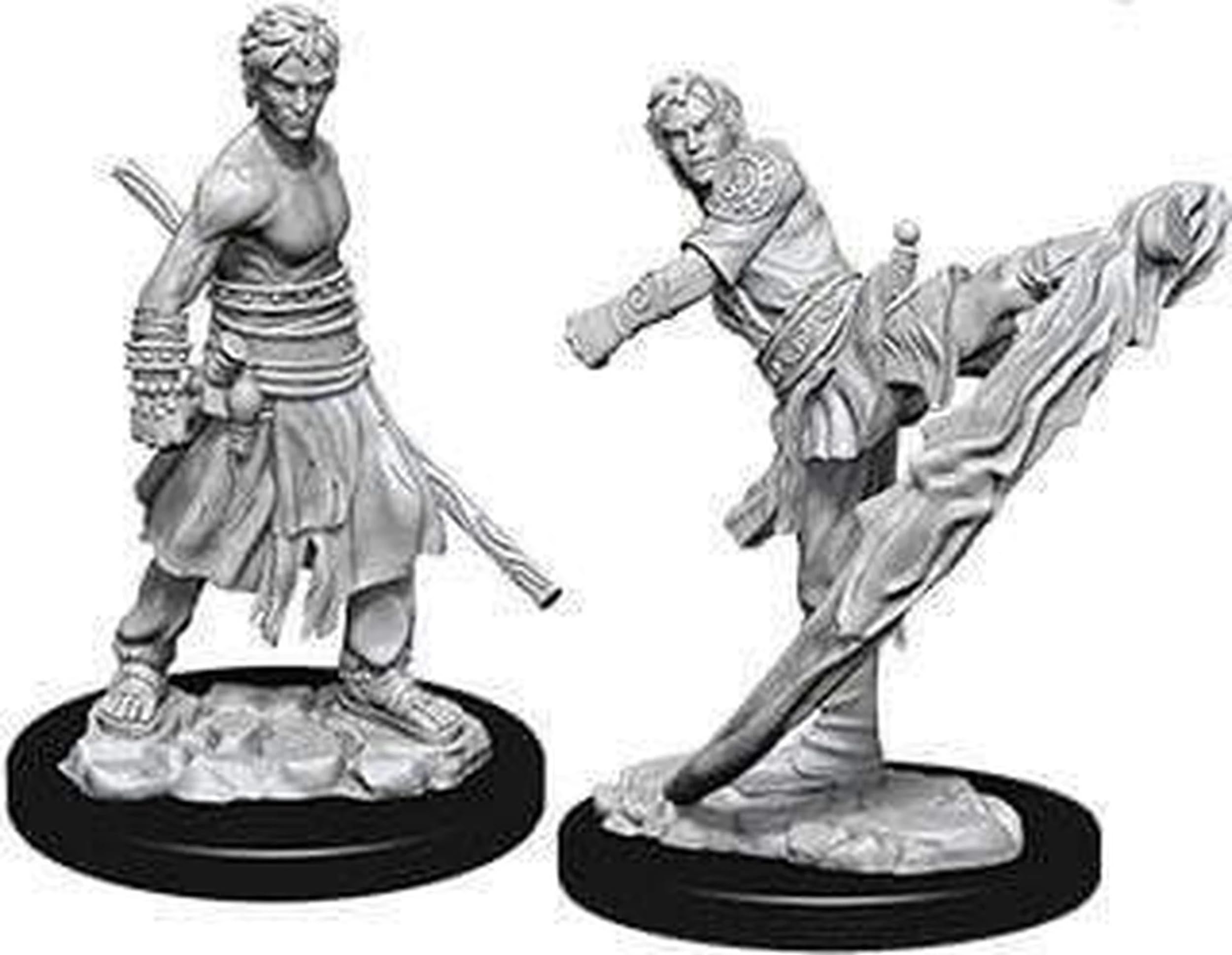 D&D: Nolzurs Marvelous Minis: Male Half- Monk W10 (Unpainted)