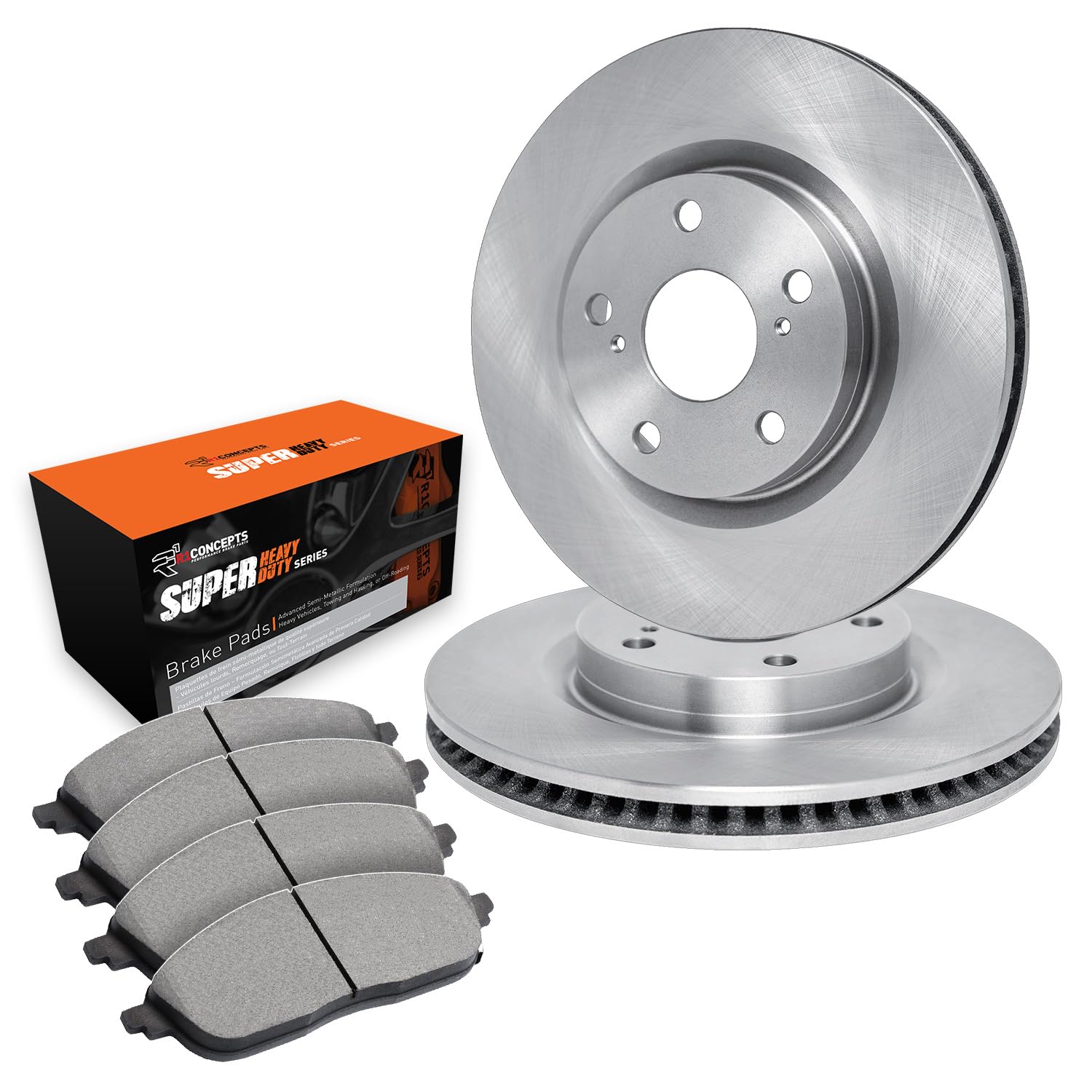 R1 Concepts Disc Brake Rotor Set with Super Duty Pads WFXN1-40415