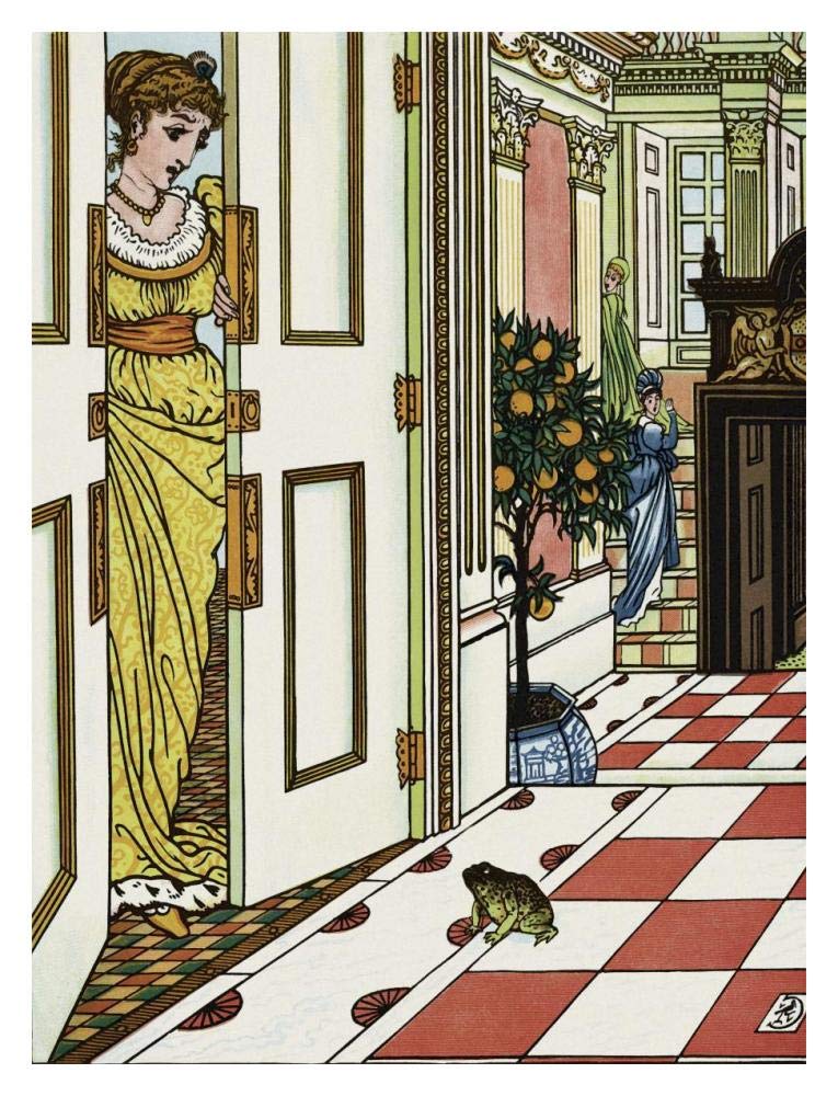 Frog Prince - Greeting the Frog-Paper Art-14x18”