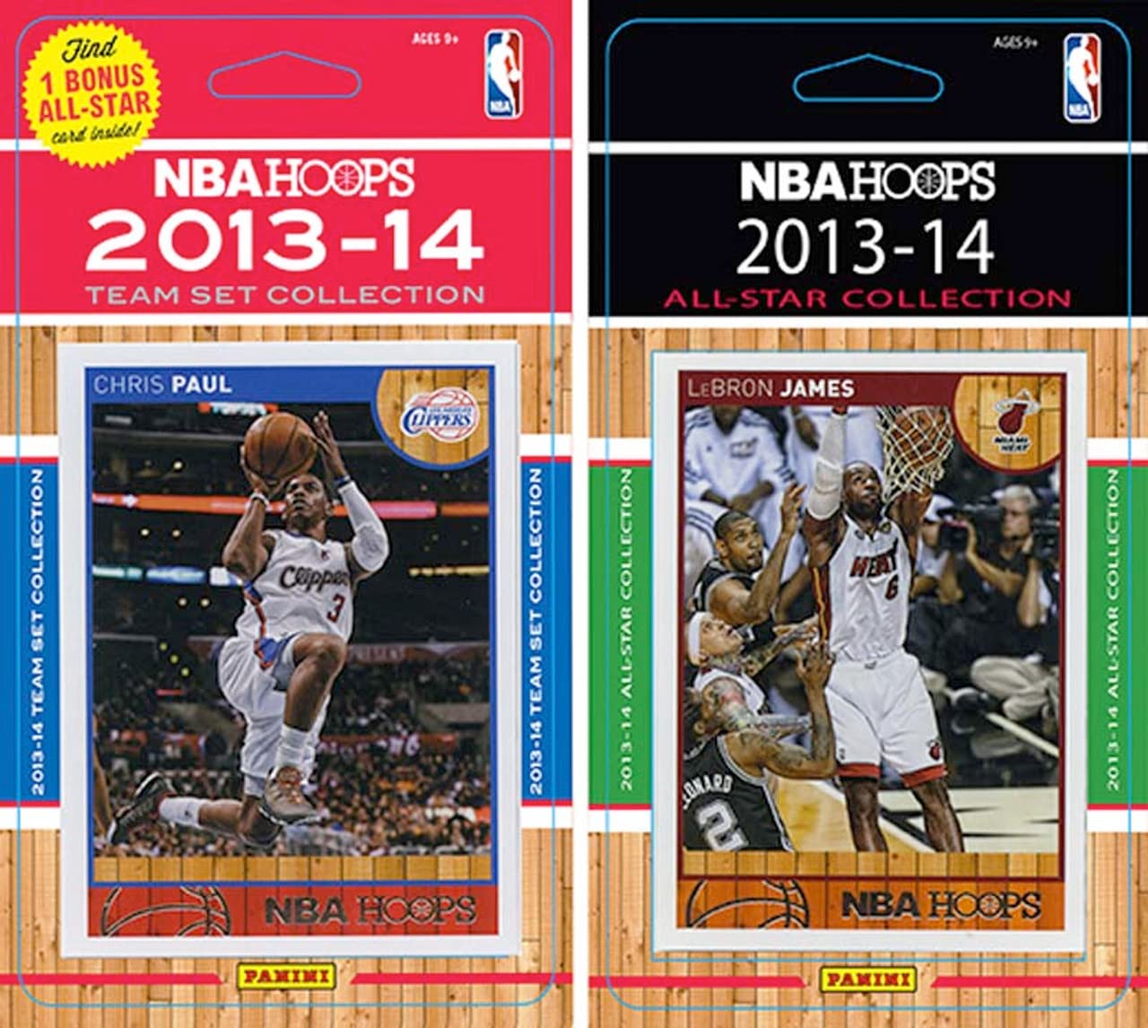 NBA Los Angeles Clippers Licensed 2013-14 Hoops Team Set Plus 2013-24 Hoops All-Star Set
