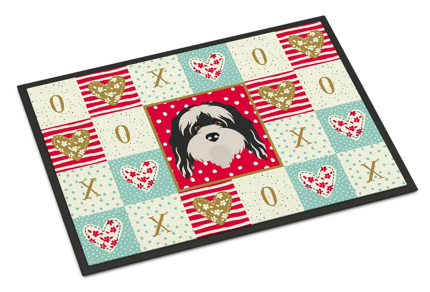 Tibetan Terrier Love Indoor or Outdoor Mat 24x36