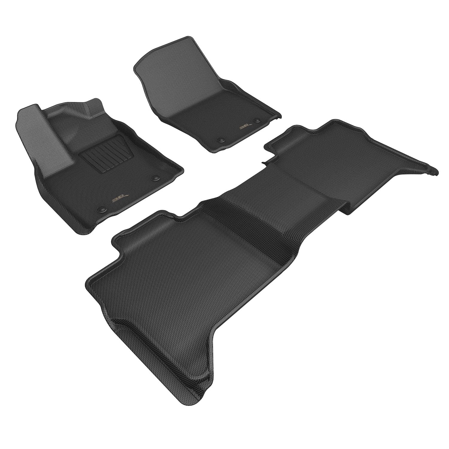 3D MAXpider Compatible with TOYOTA TUNDRA CREWMAX 2022-2026 KAGU BLACK R1 R2