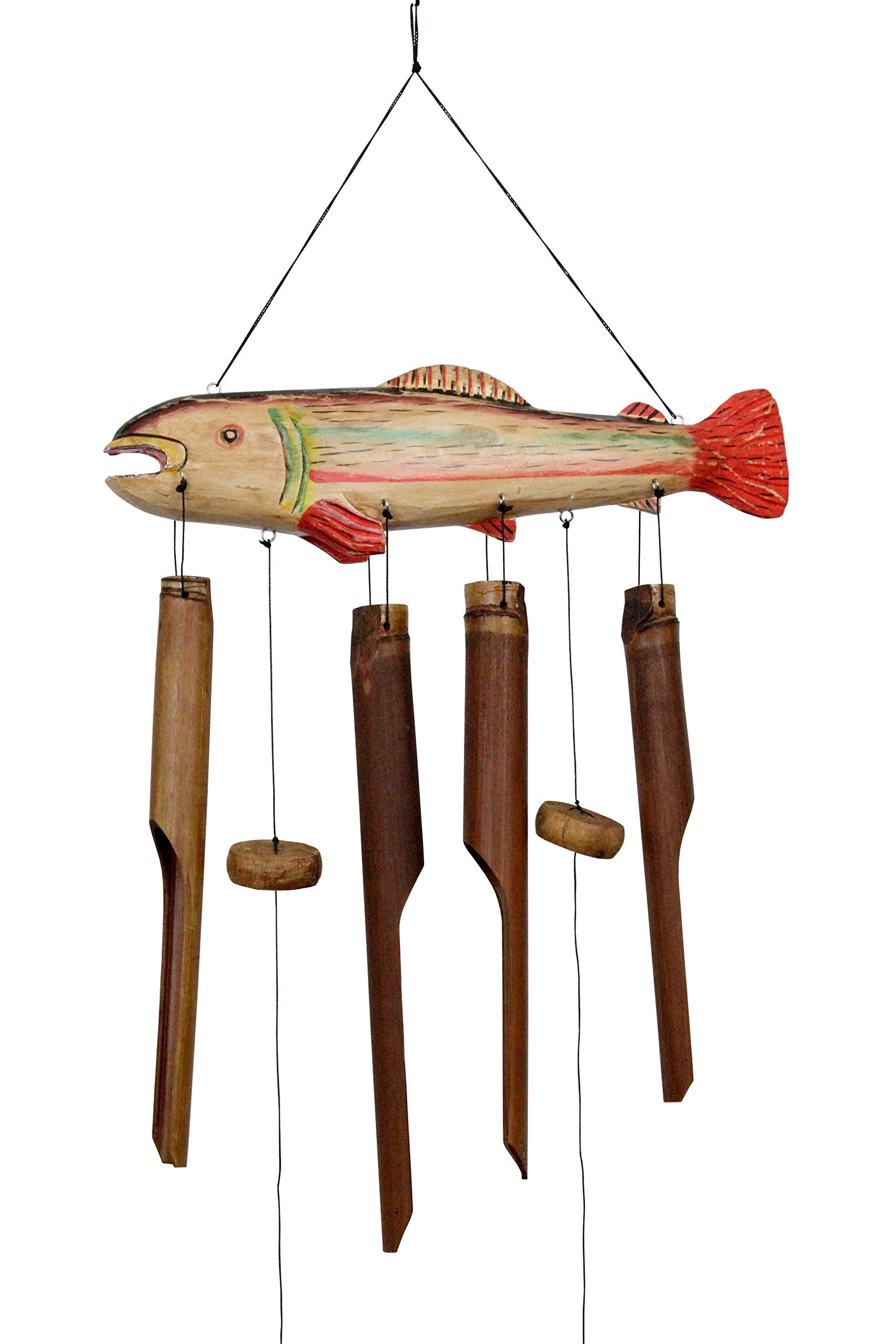 Trout Bamboo Wind Chime