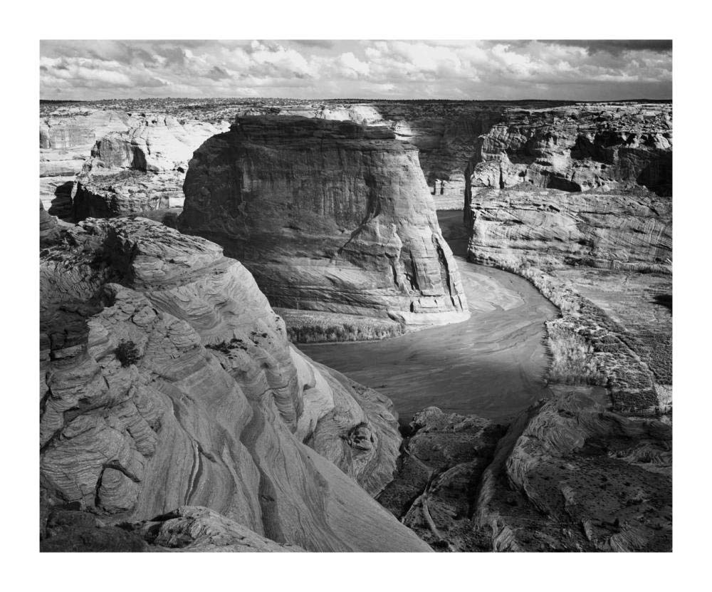 View of valley from mountain, Canyon de Chelly, Arizona - National Parks and Monuments, 1941-Paper Art-18x15”