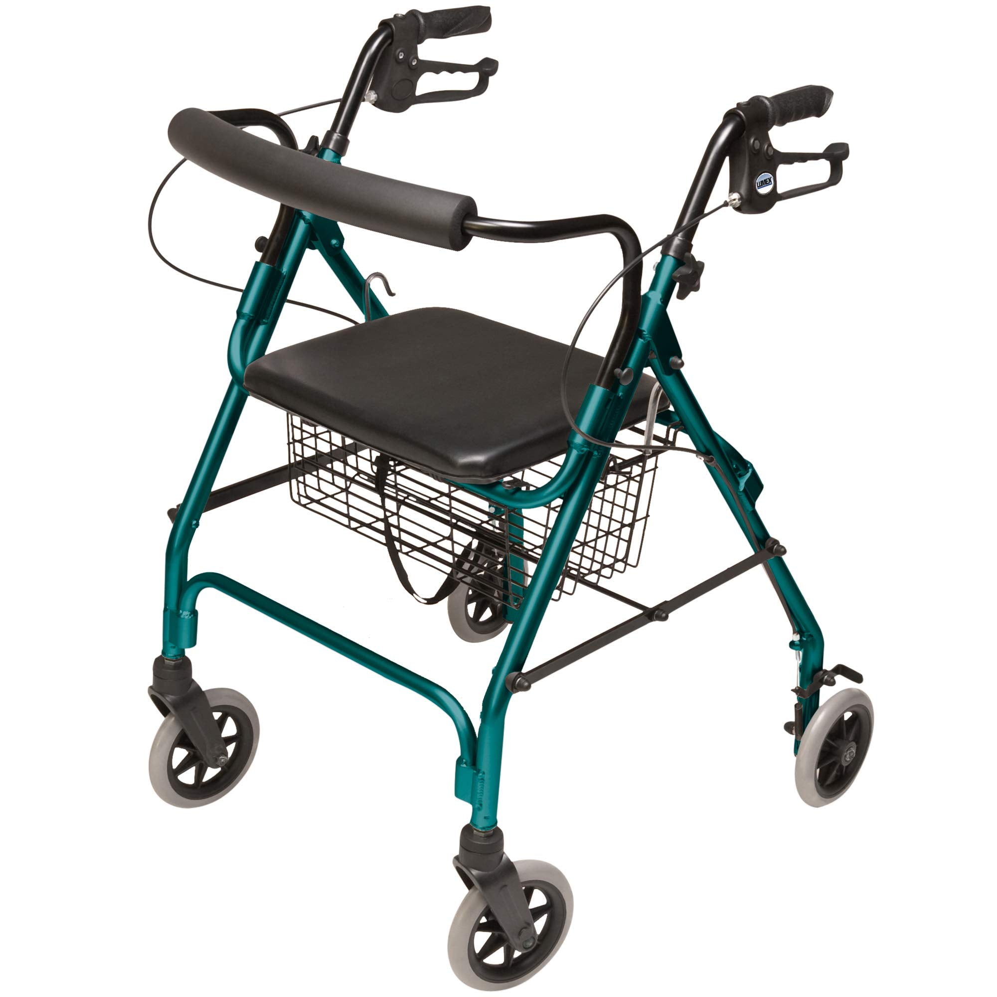 ROLLATOR ALUM LITEWT TEAL GRN WALKABOUT LITE, LUMEX