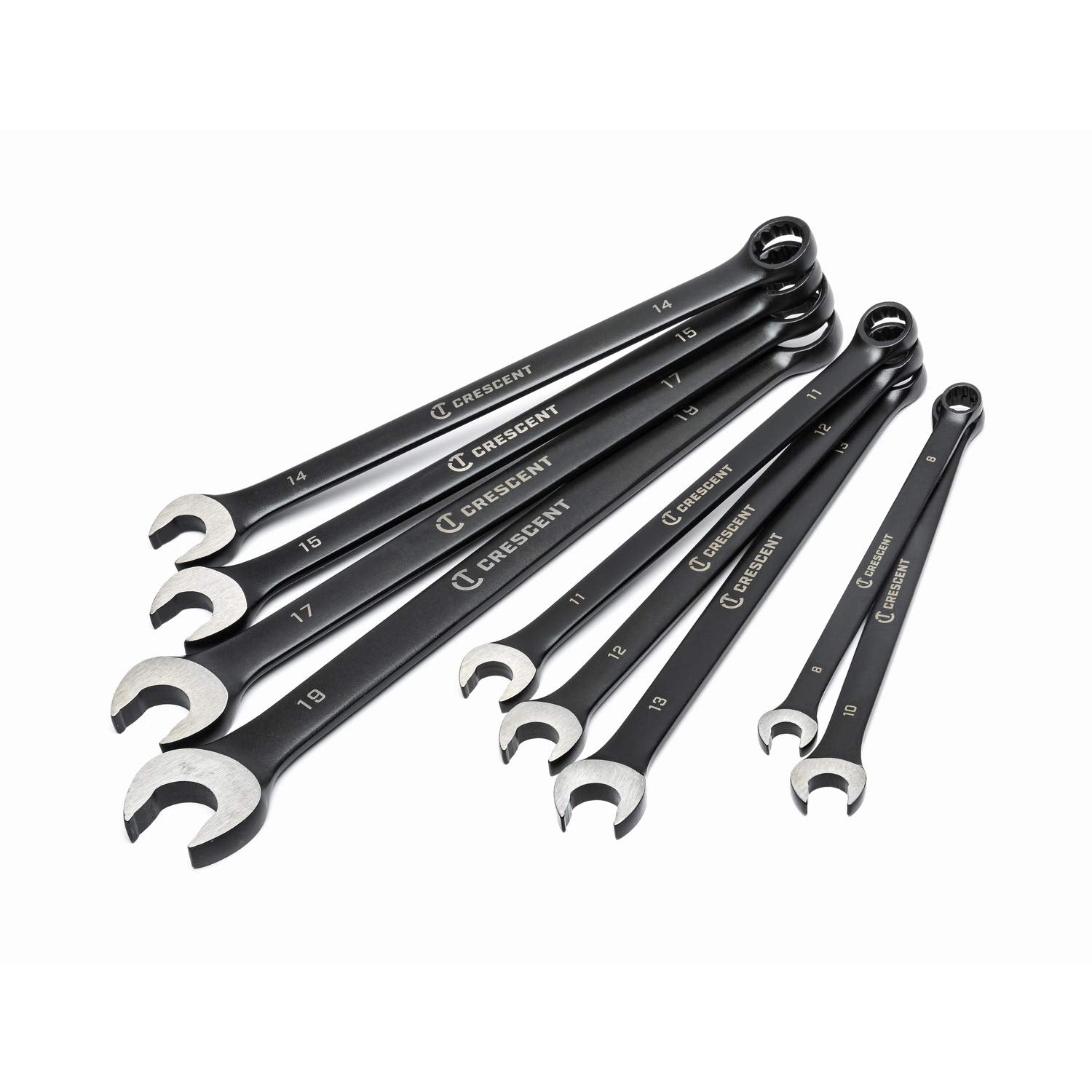 Crescent 9 Pc X10 12 Point Long Pattern Combination Metric Wrench Set - Ccws9Bm