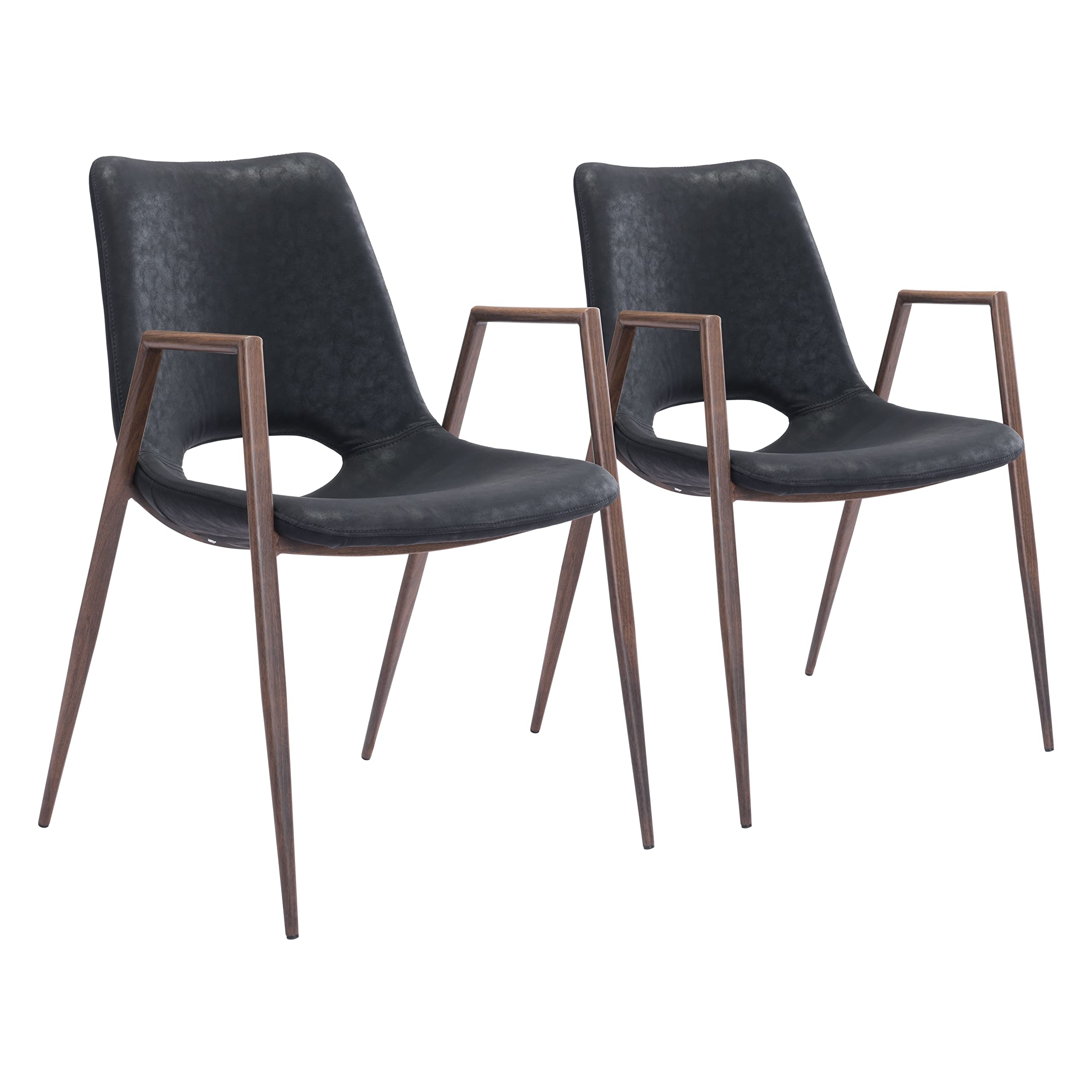 Zuo Desi Dining Chair (Set Of 2) Black