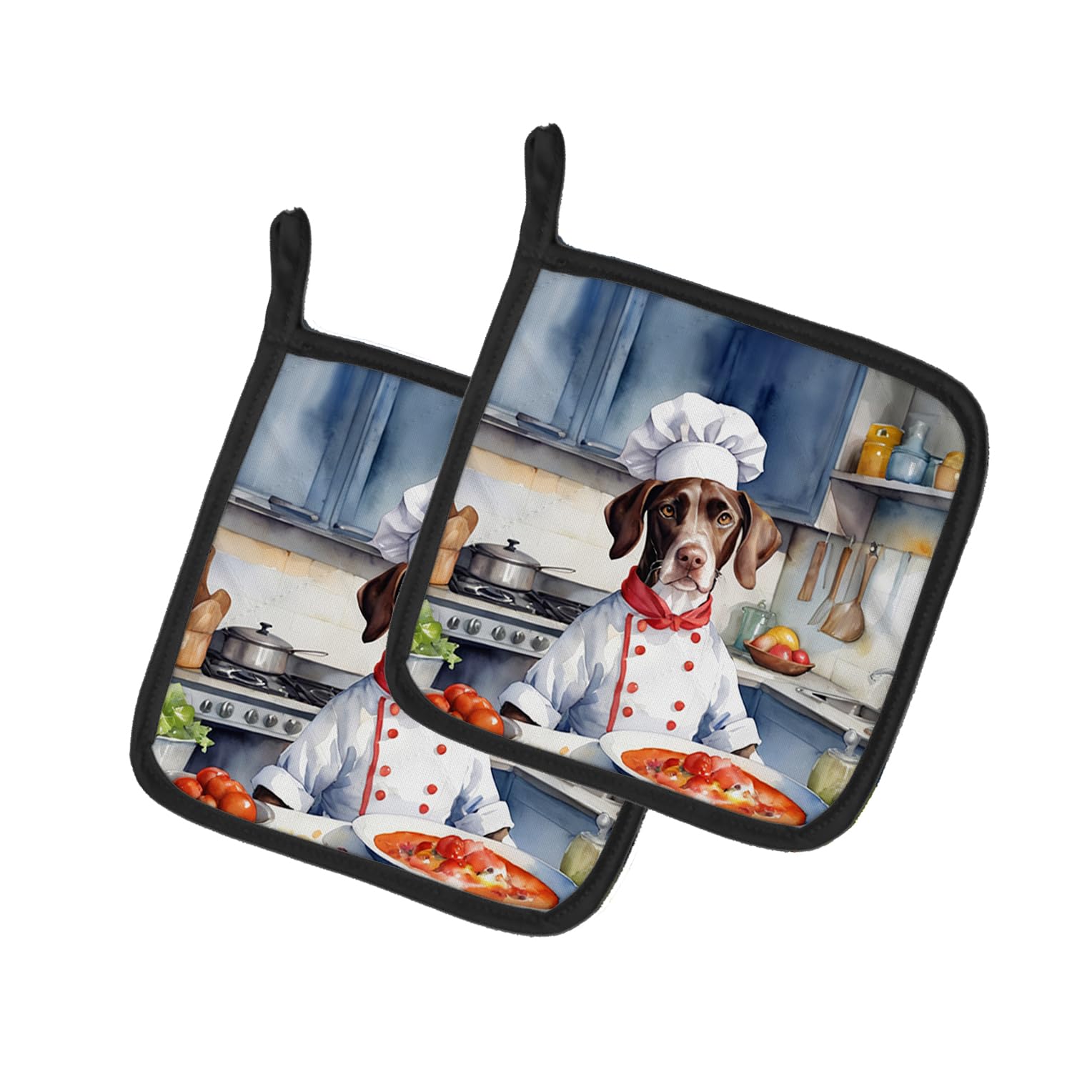 Pointer The Chef Pair of Pot Holders