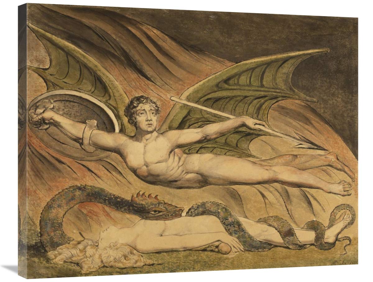 Satan Exulting over Eve-Canvas Art-35x28”