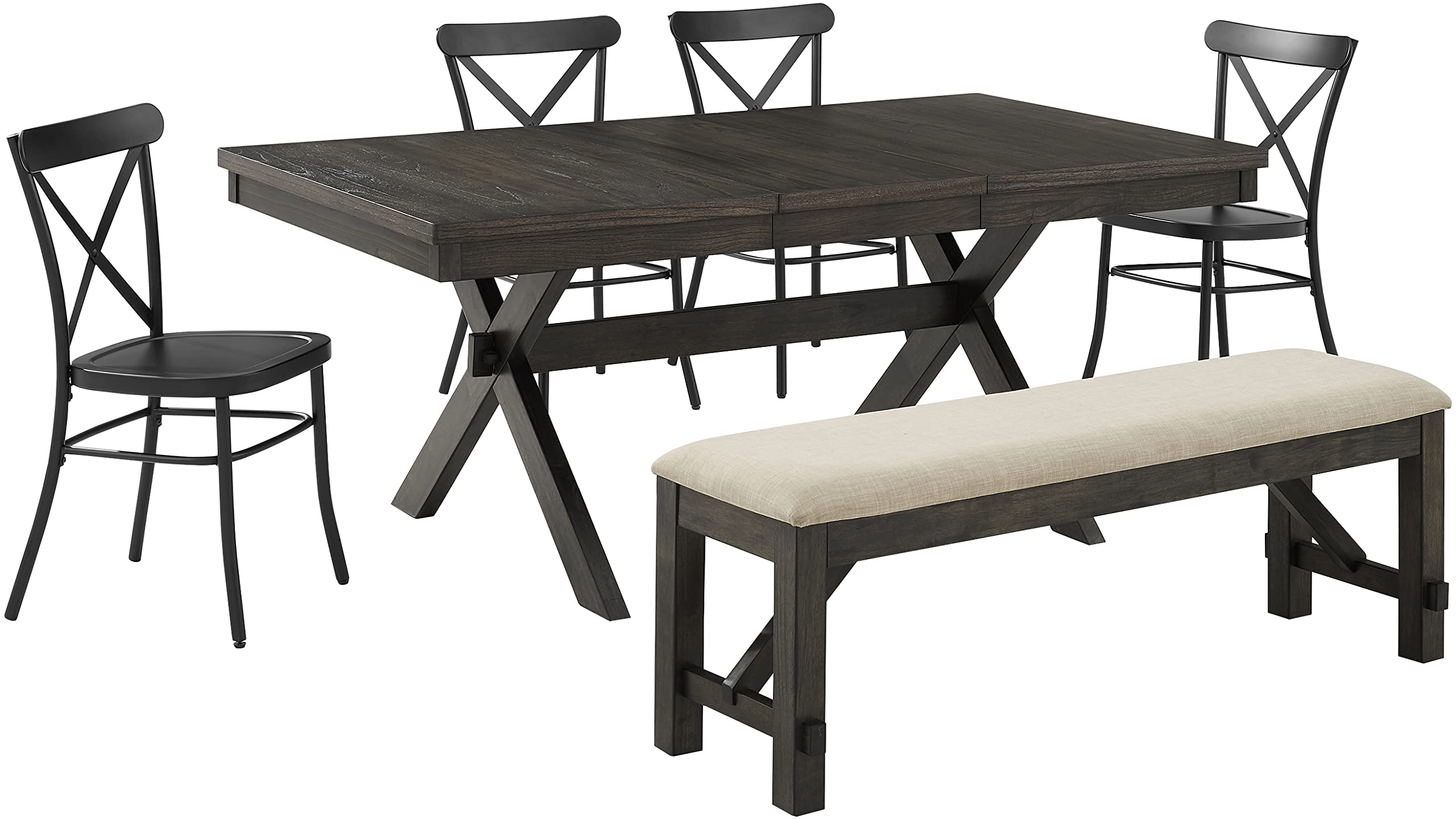 Hayden 6Pc Dining Set W/Camille Chairs