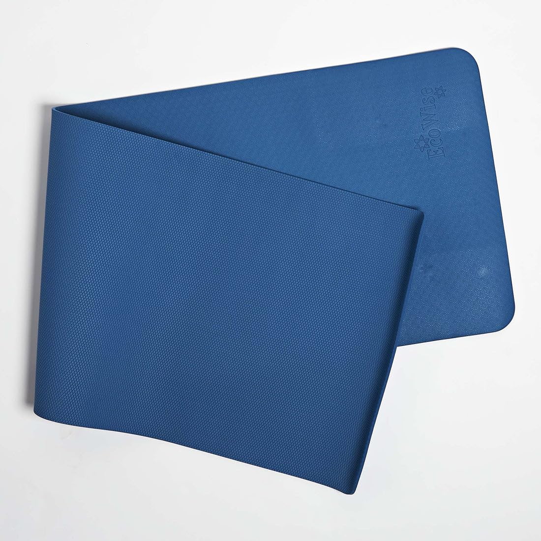 EcoWise Premium Yoga / Pilates Mat. 1/4x 23″x 72″ : Blue