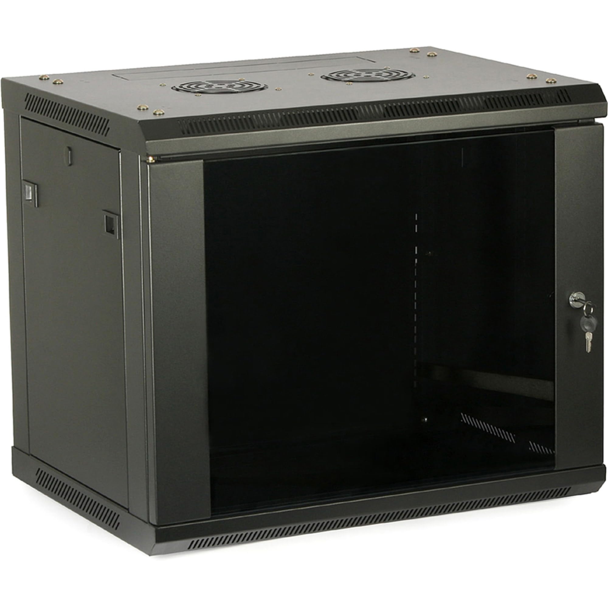 9U WALL MOUNT RACK ENCLOSURE 19INCH SERVER CABINET LOCKING DOOR