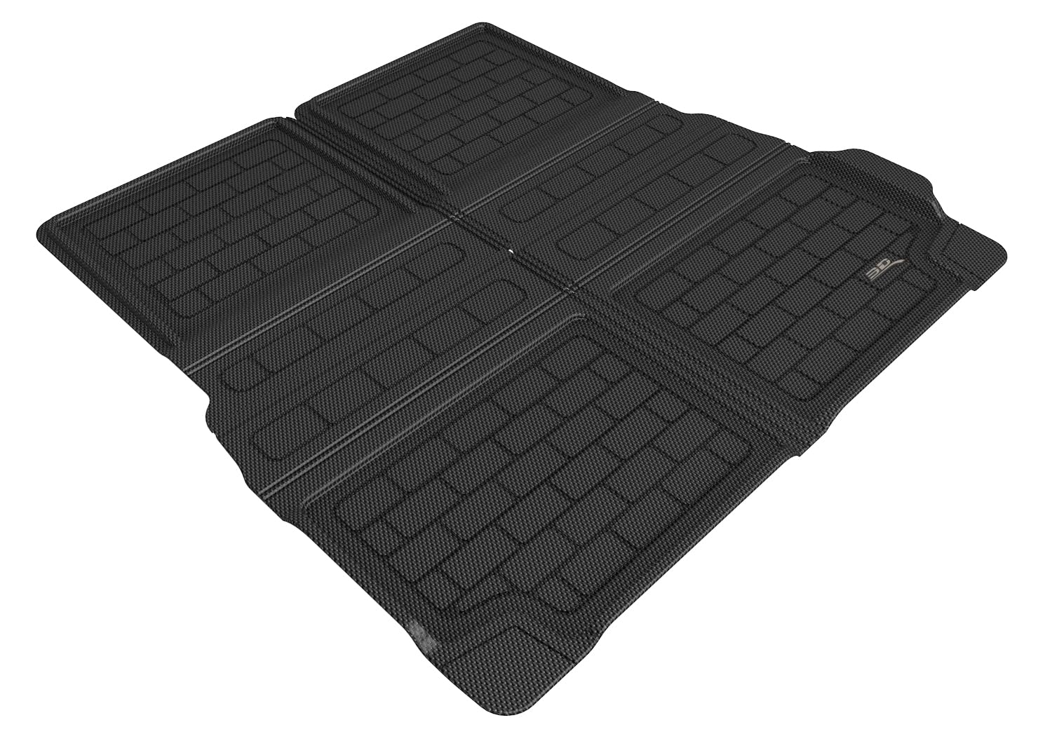 3D MAXpider BMW X7 (G07) 2019-2022 BEHIND 2ND ROW KAGU BLACK CROSS FOLD CARGO LINER