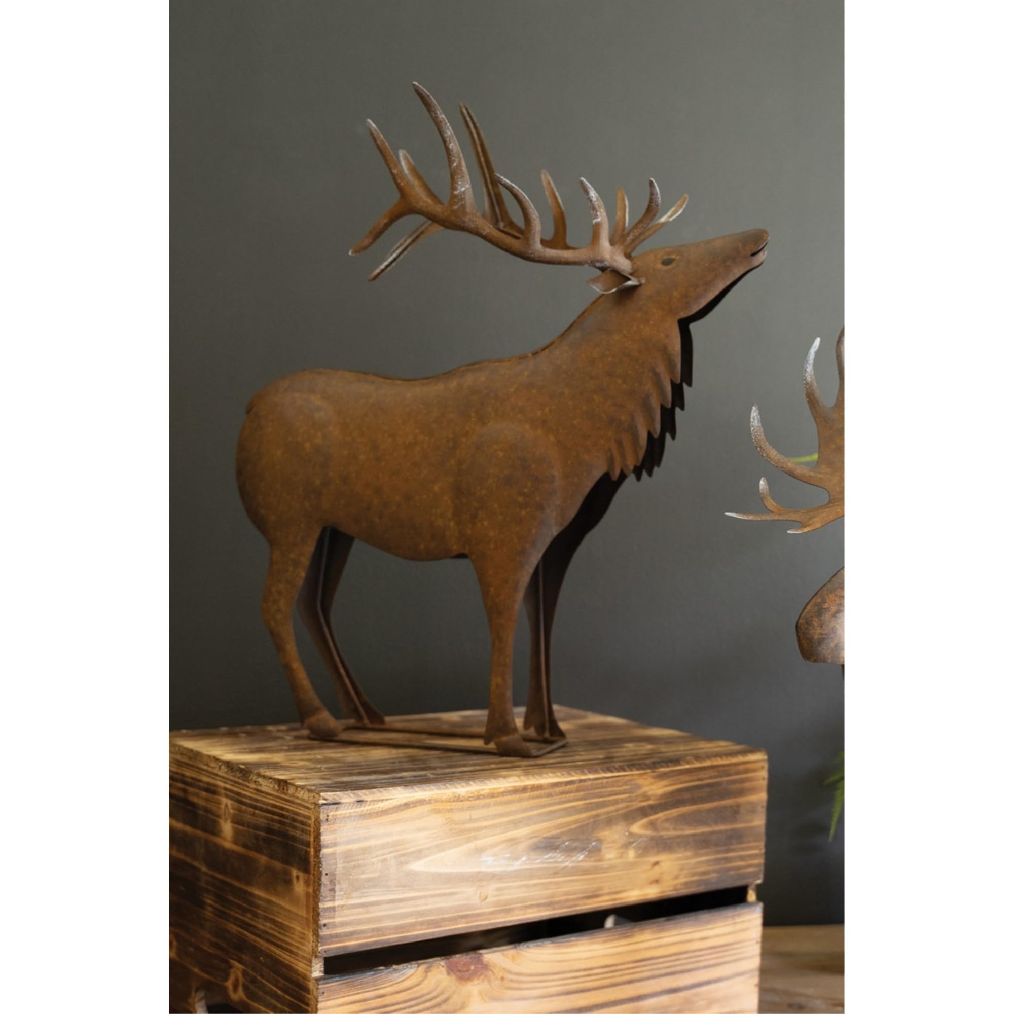 RUSTIC METAL ELK