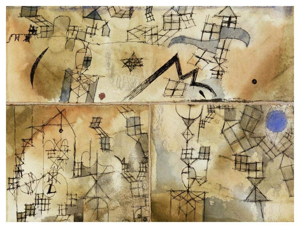 Three-Part Composition-Paper Art-50x38”