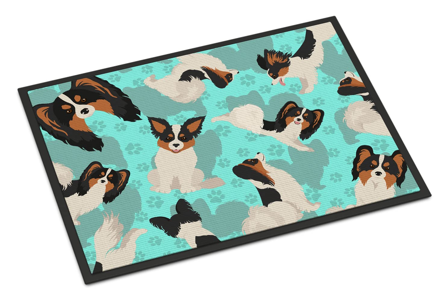 Carolines Treasures Tricolor Papillon Indoor or Outdoor Mat 24x36