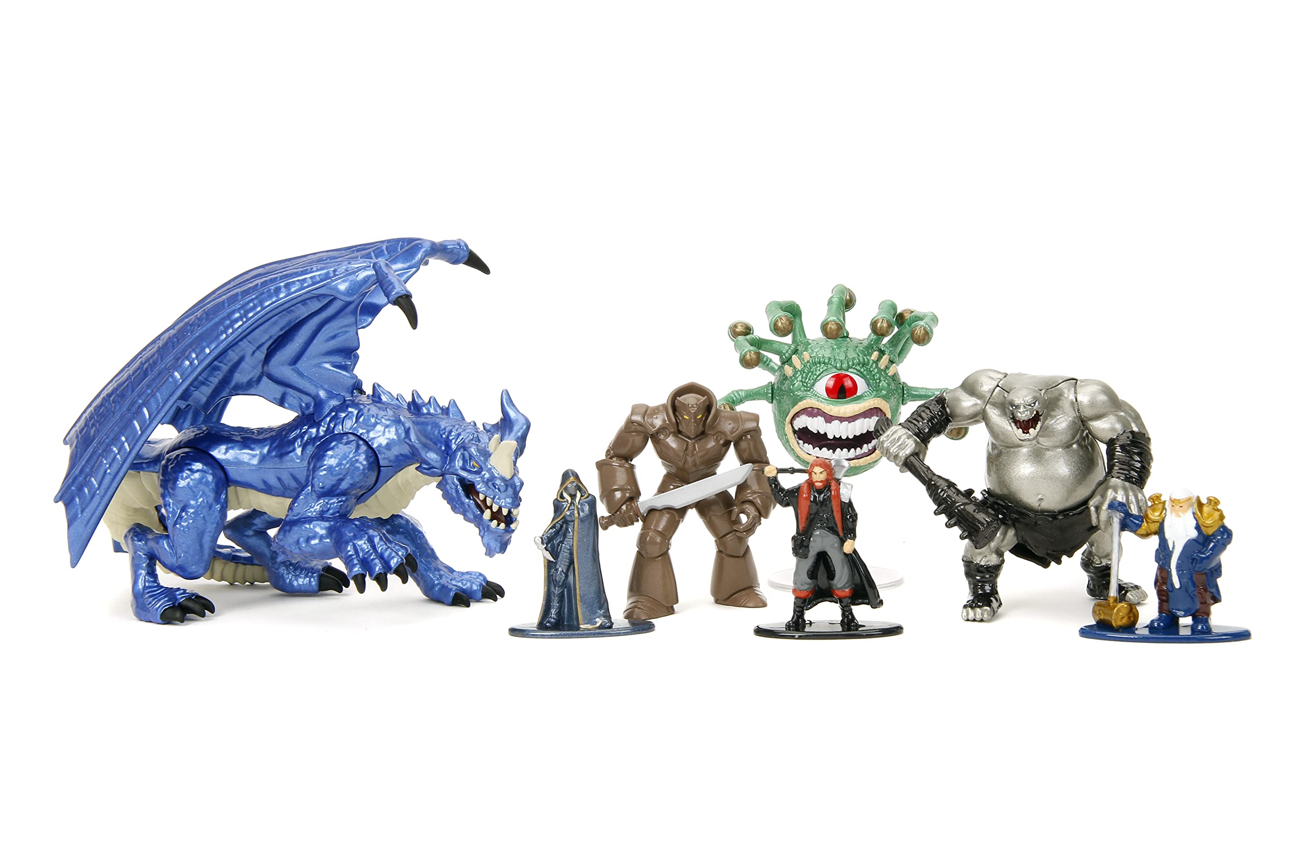 Dungeons and Dragons Set of 7 Diecast Figures by Jada