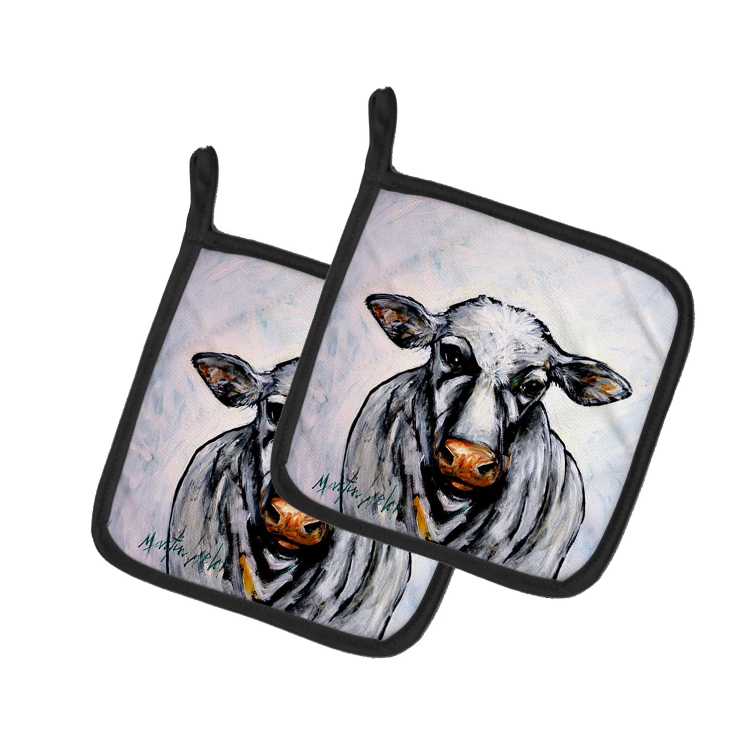 Bessie the Cow Pair of Pot Holders