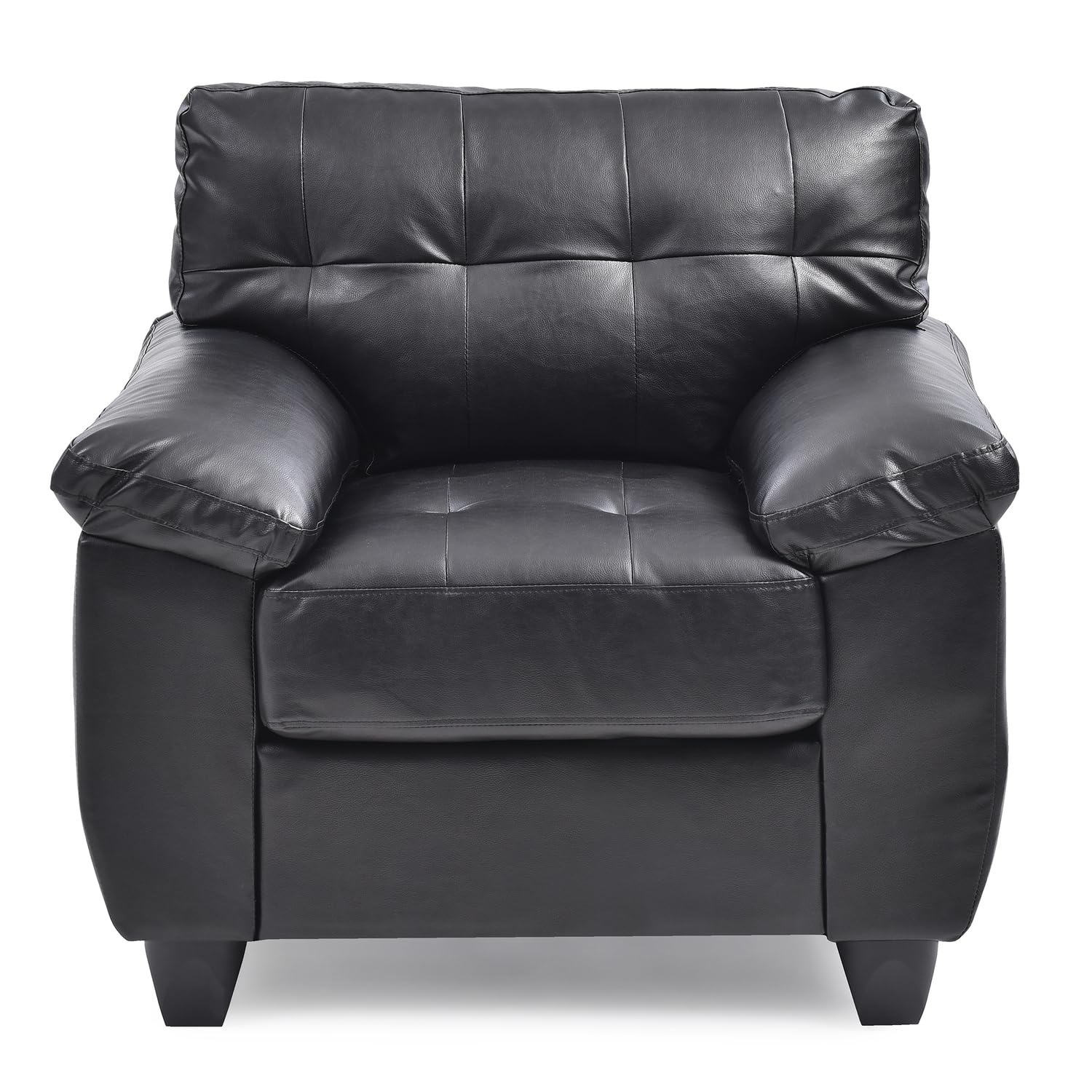 Gallant Black Upholstered Accent Chair