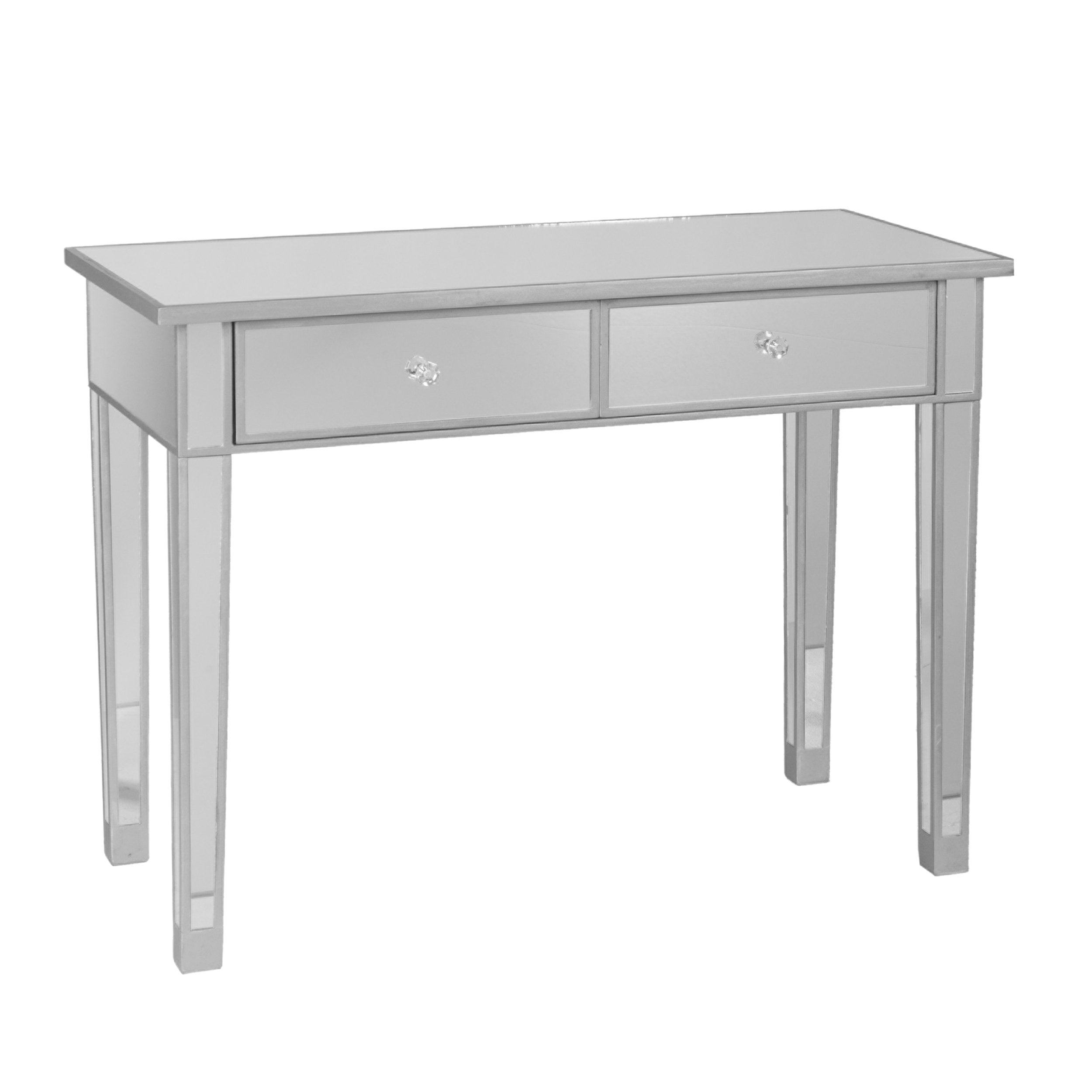 Holly & Martin Montrose Mirrored 2-Drawer Console Table