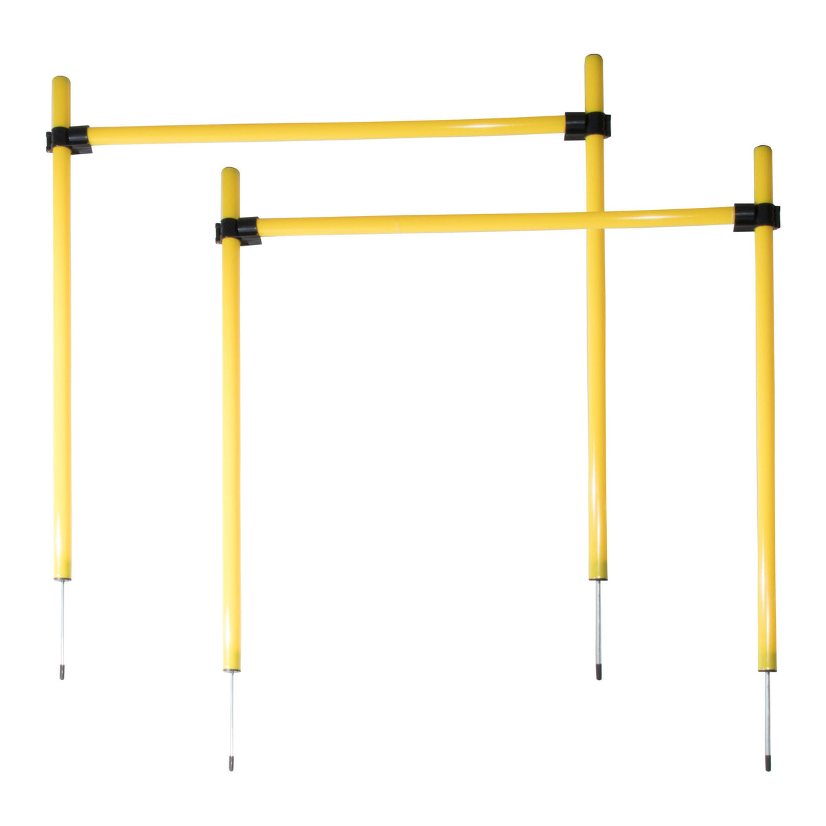 Pet Life Tr2Dg Jumping Hurdle Outdoor Performance Agility Pet Dog Training Kit One Size Green And Yellow