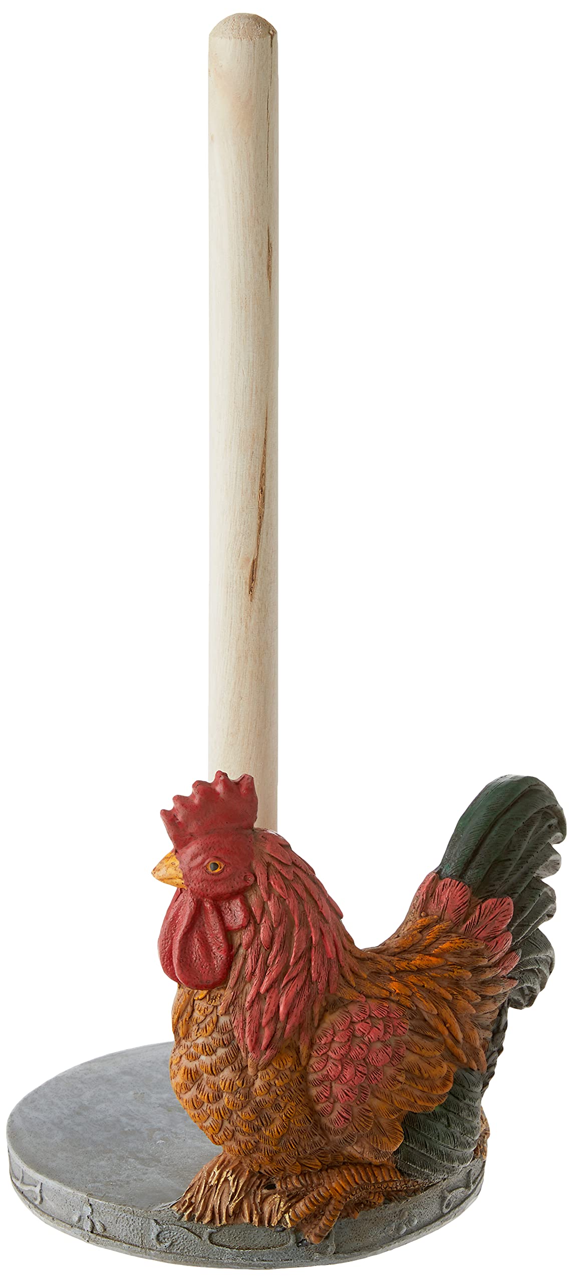Koehler 12553 12 Inch Country Rooster Paper Towel Holder
