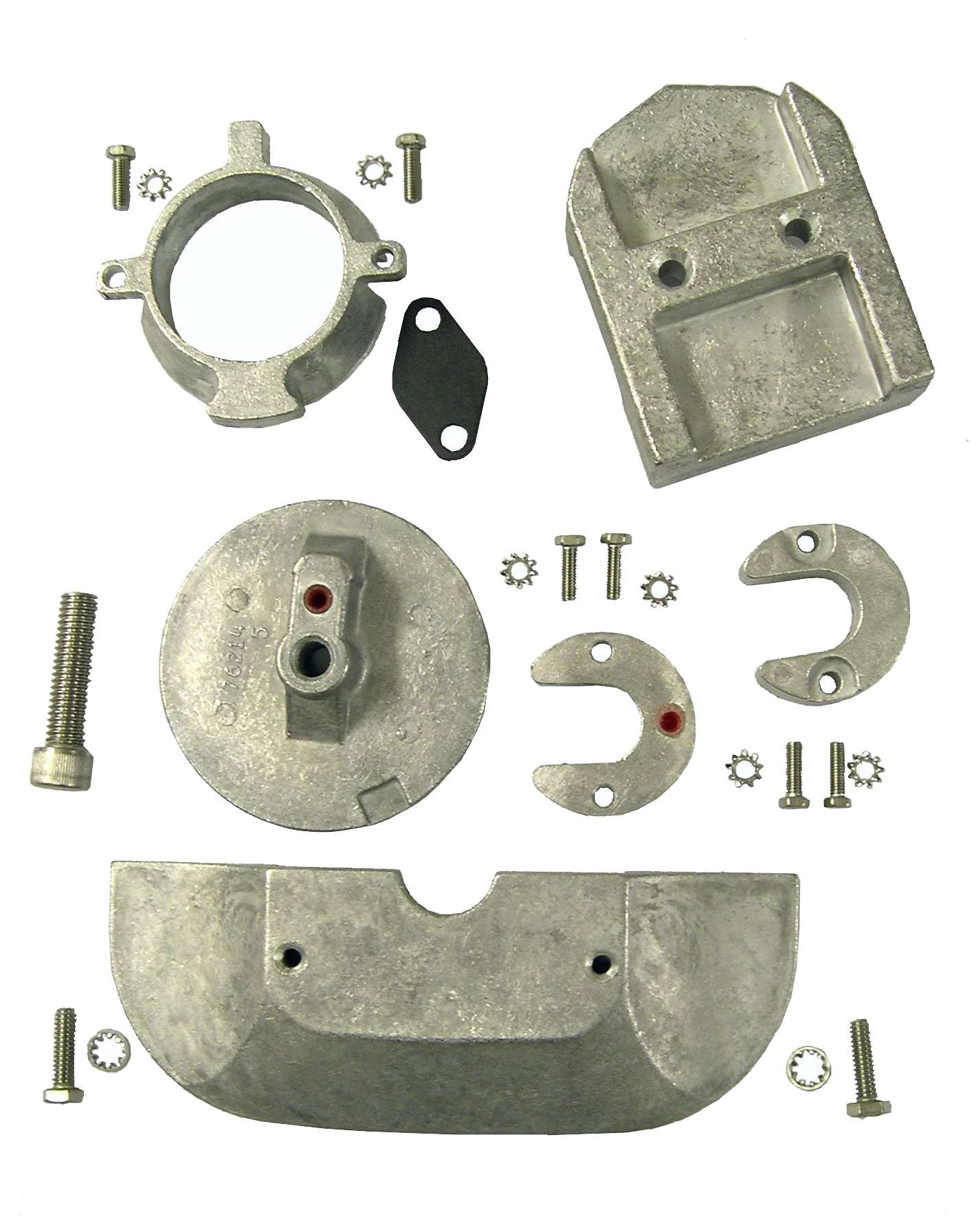 TECNOSEAL ANODE KIT MERC ALPHA 1 GEN 2 W/ HARDWARE MAGNESIUM