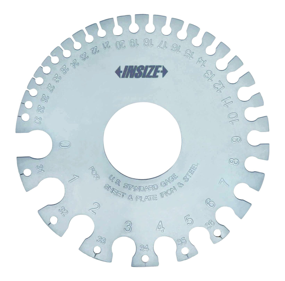Insize 4809 Sheet Metal Gage, 0-36 Range