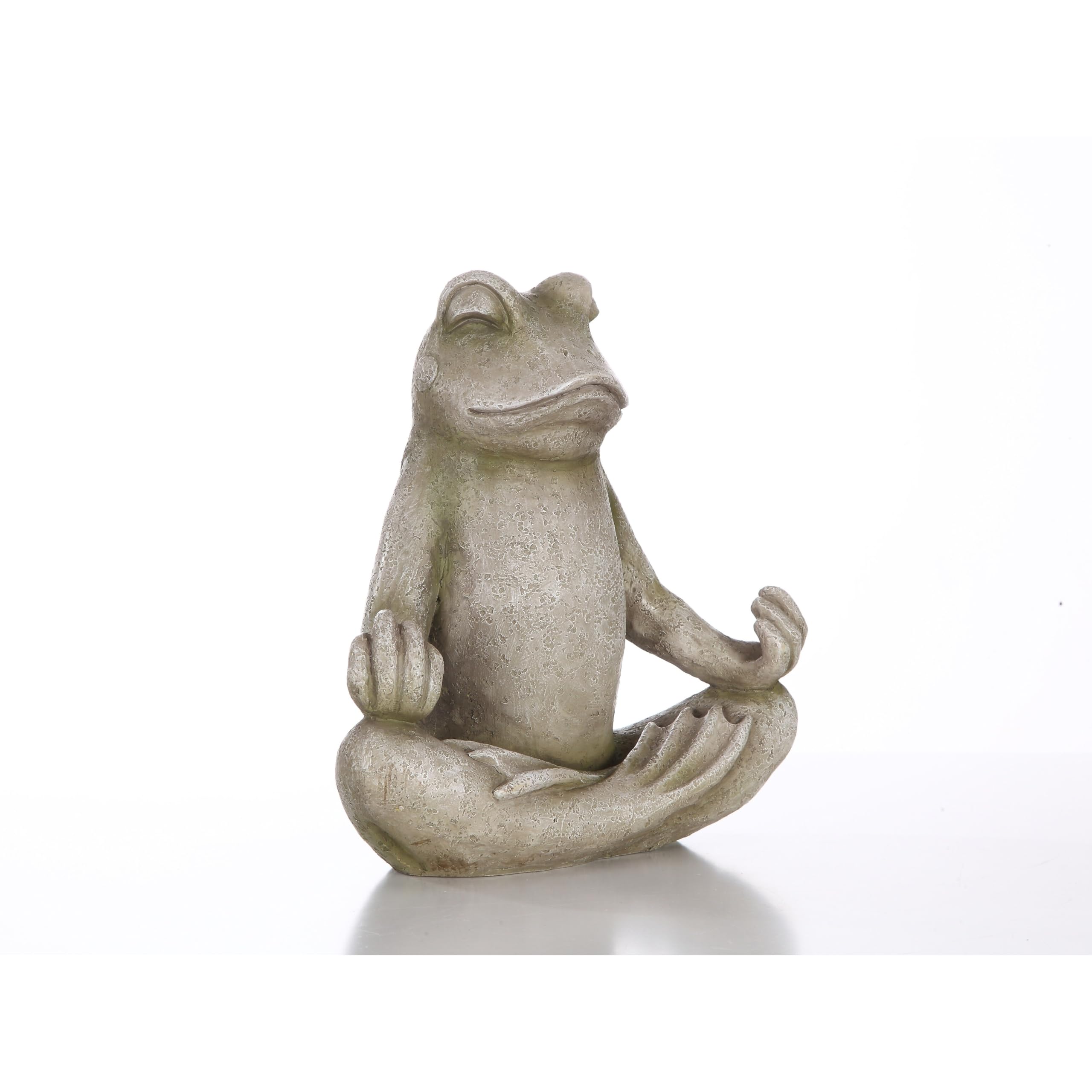 Hi-Line Gift Ltd 75627 Frog Sitting In Lotus Position