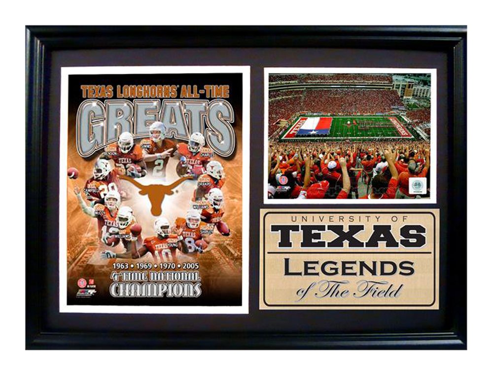 12x18 Photo Stat Frame - Univ of Texas Greats