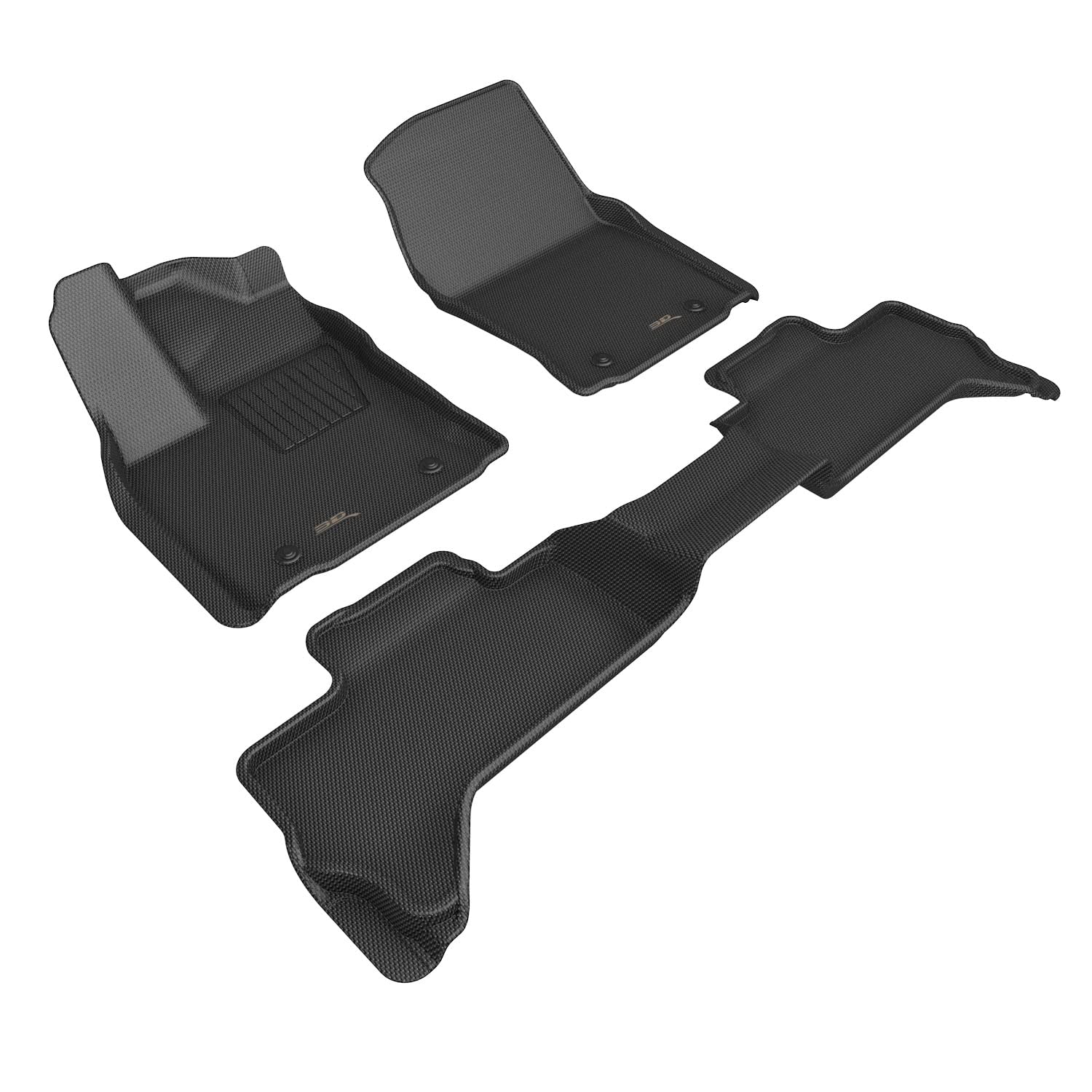 3D MAXpider Compatible with TOYOTA TUNDRA DOUBLE CAB 2022-2026 KAGU BLACK R1 R2