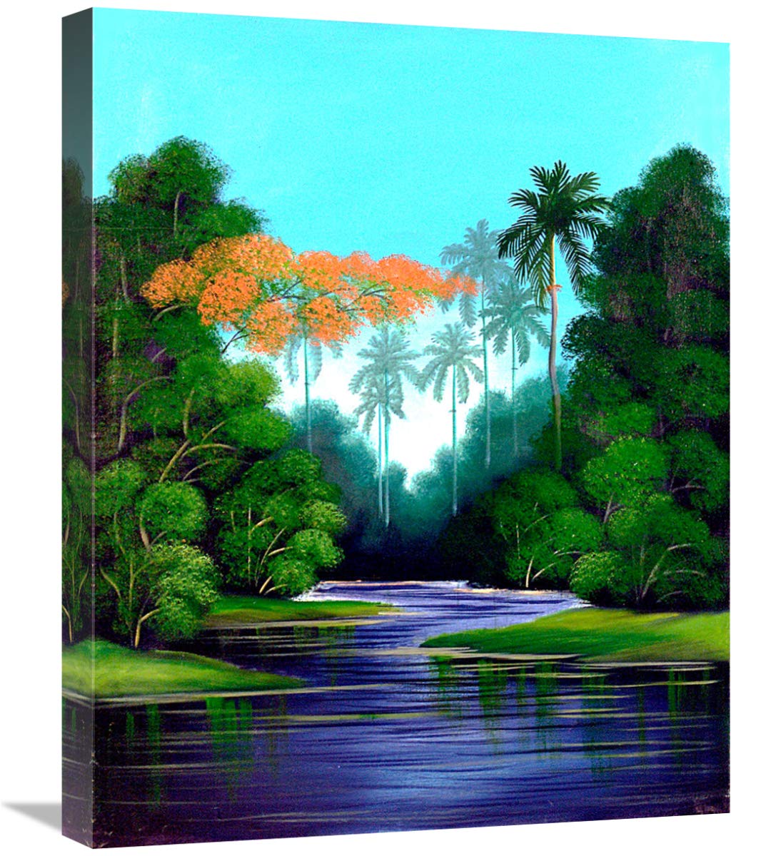 The Lake-Canvas Art-20x24”
