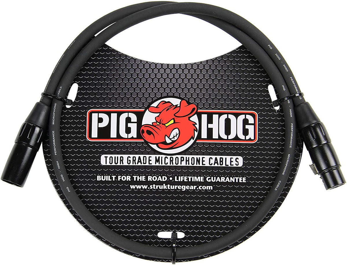 Pig Hog Phm3 High Performance 8Mm Xlr Microphone Cable, 3 Feet