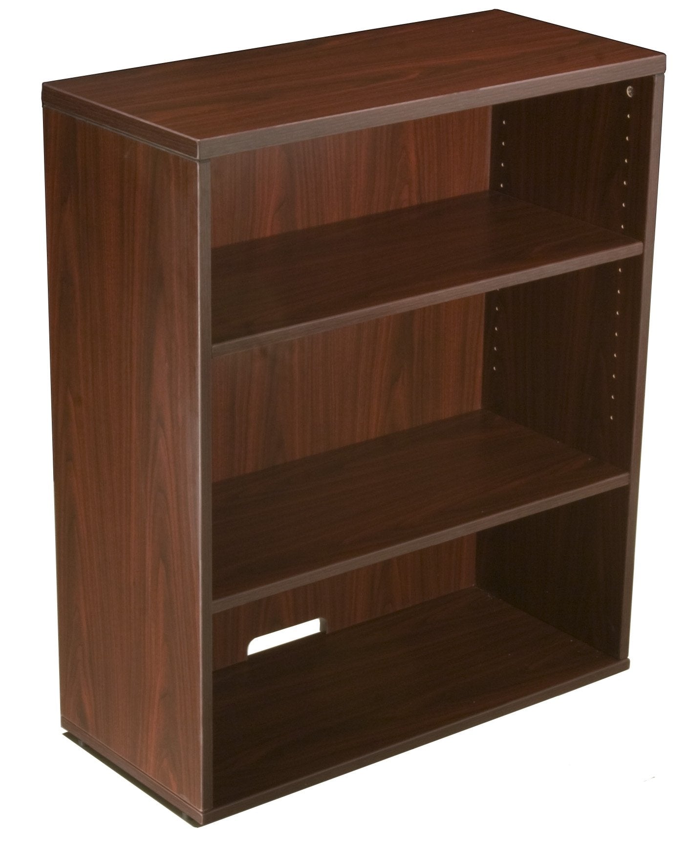 Boss Open Hutch/Bookcase- Mahogany