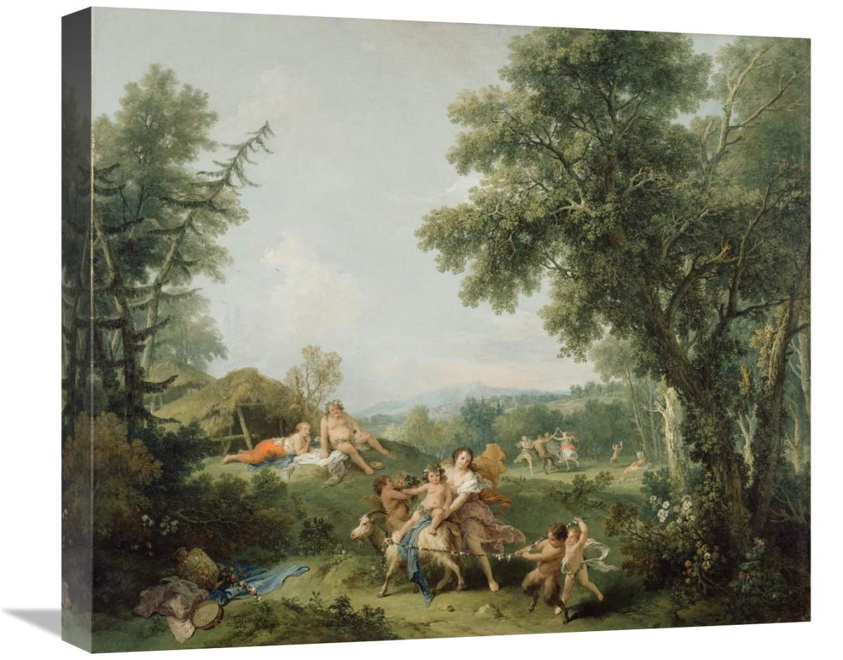 Landscape with the Education of Bacchus-Canvas Art-22x18.92”
