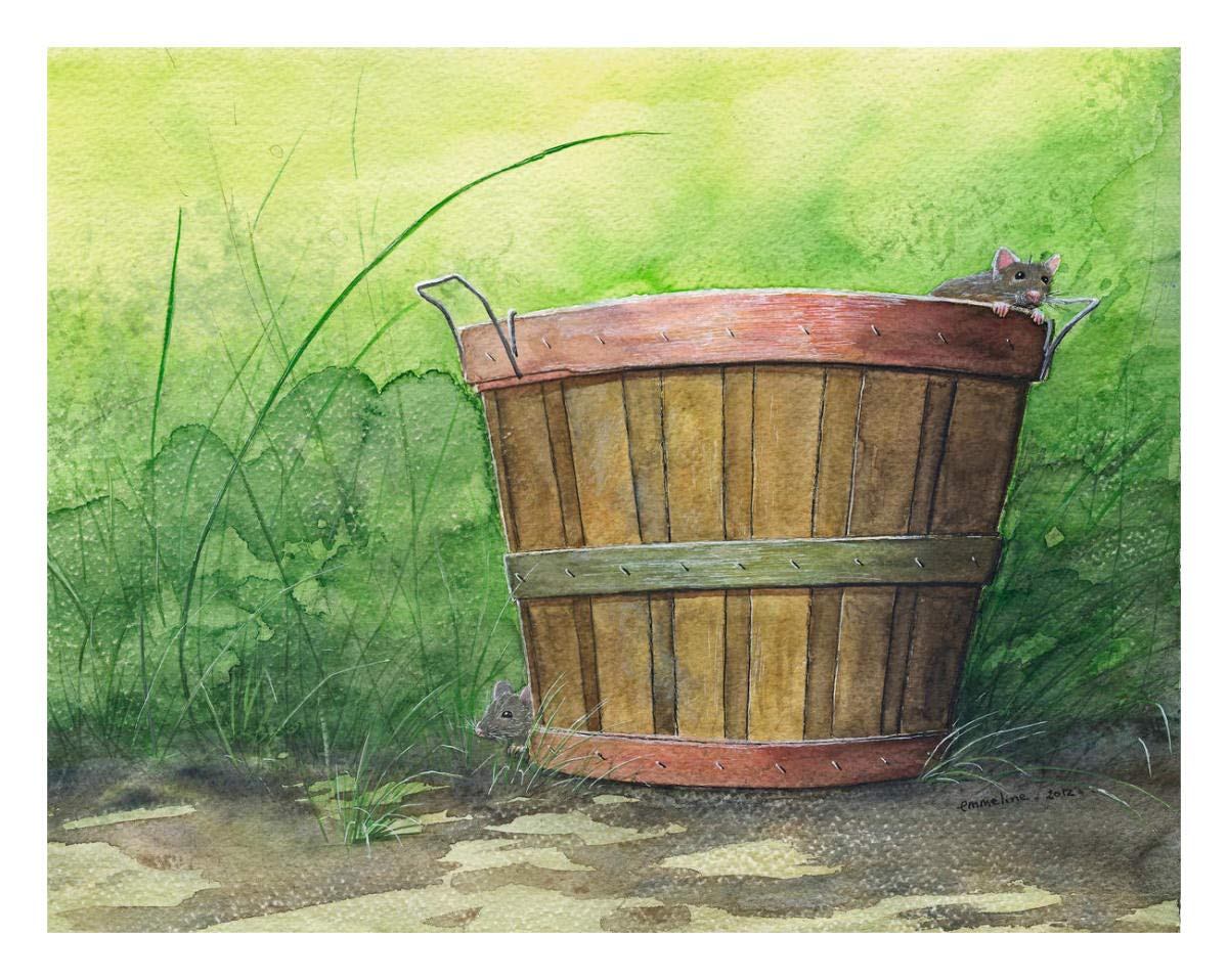 The Basket -Paper Art-26x20”