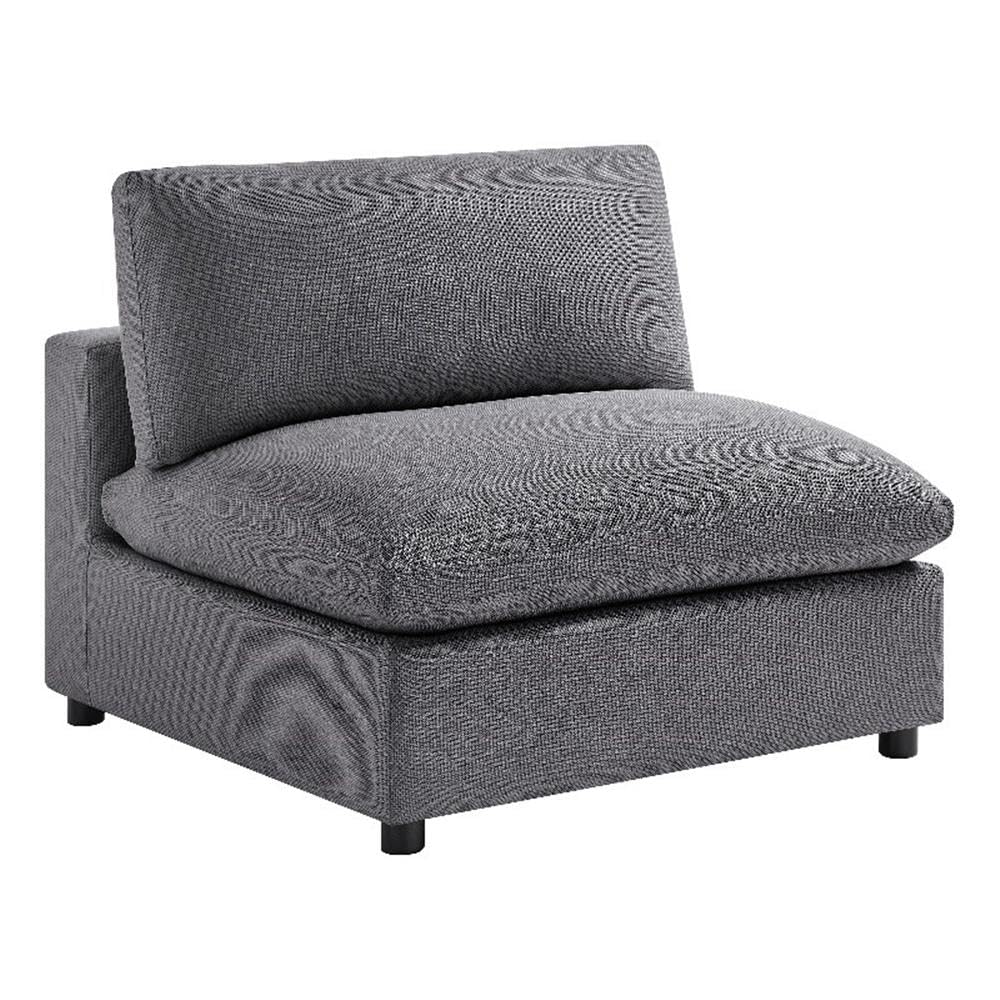 Casella Armless Slipper Chair - Charcoal