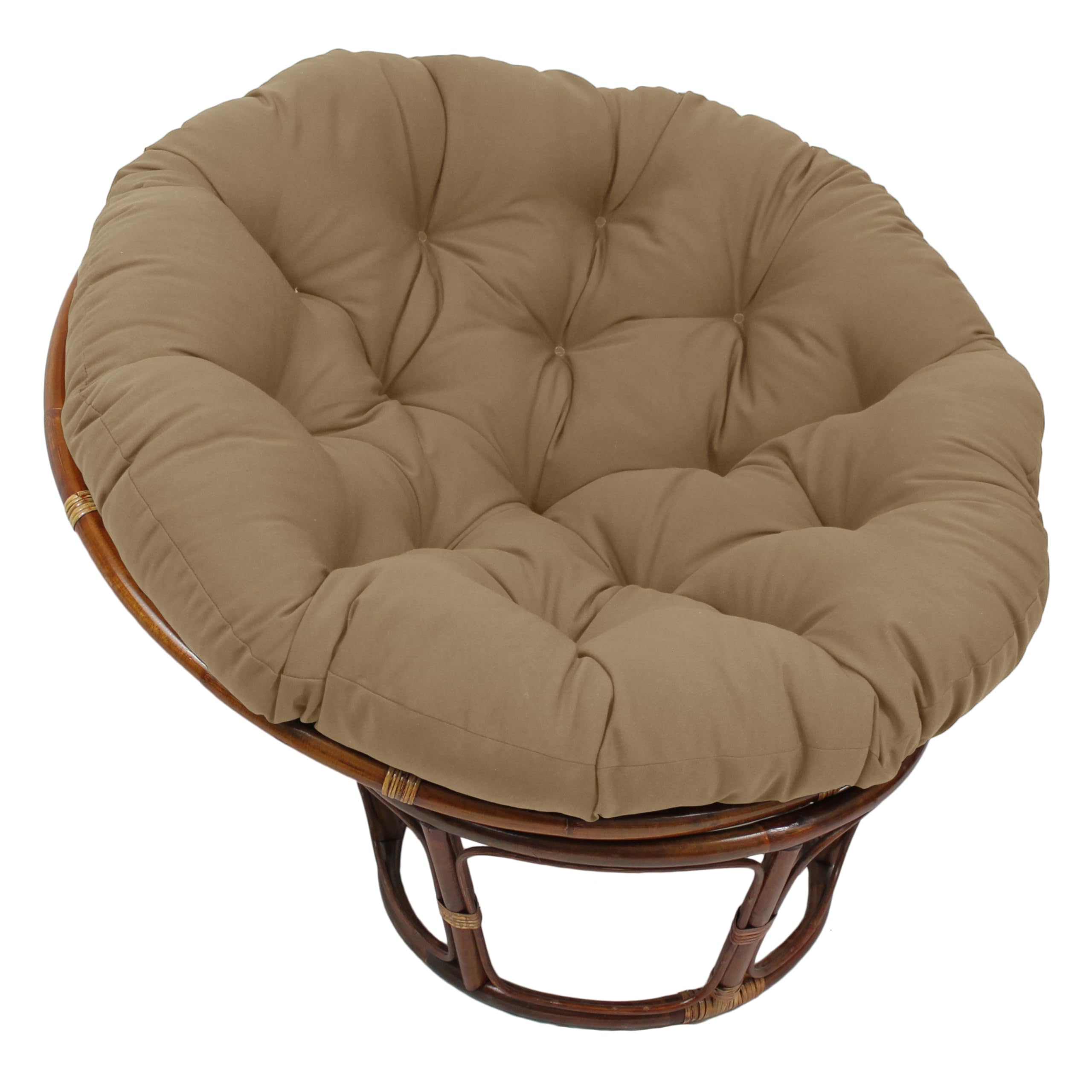52-inch Solid Twill Papasan Cushion (Fits 50-inch Papasan Frame)  93302-52-TW-TF