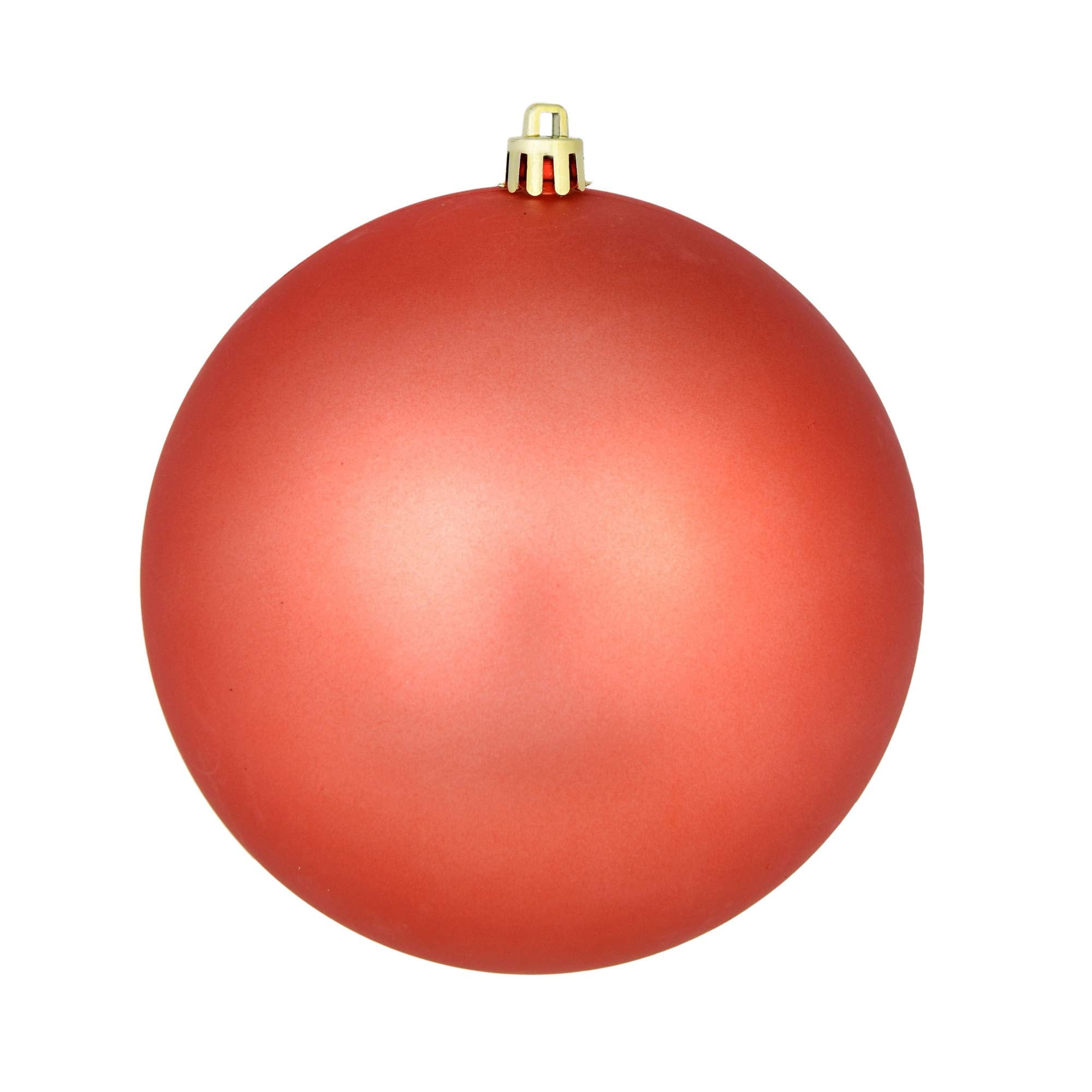 Casafoyer 4.75” Coral Matte Ball UV 4/Bag - (Pack Of 2)