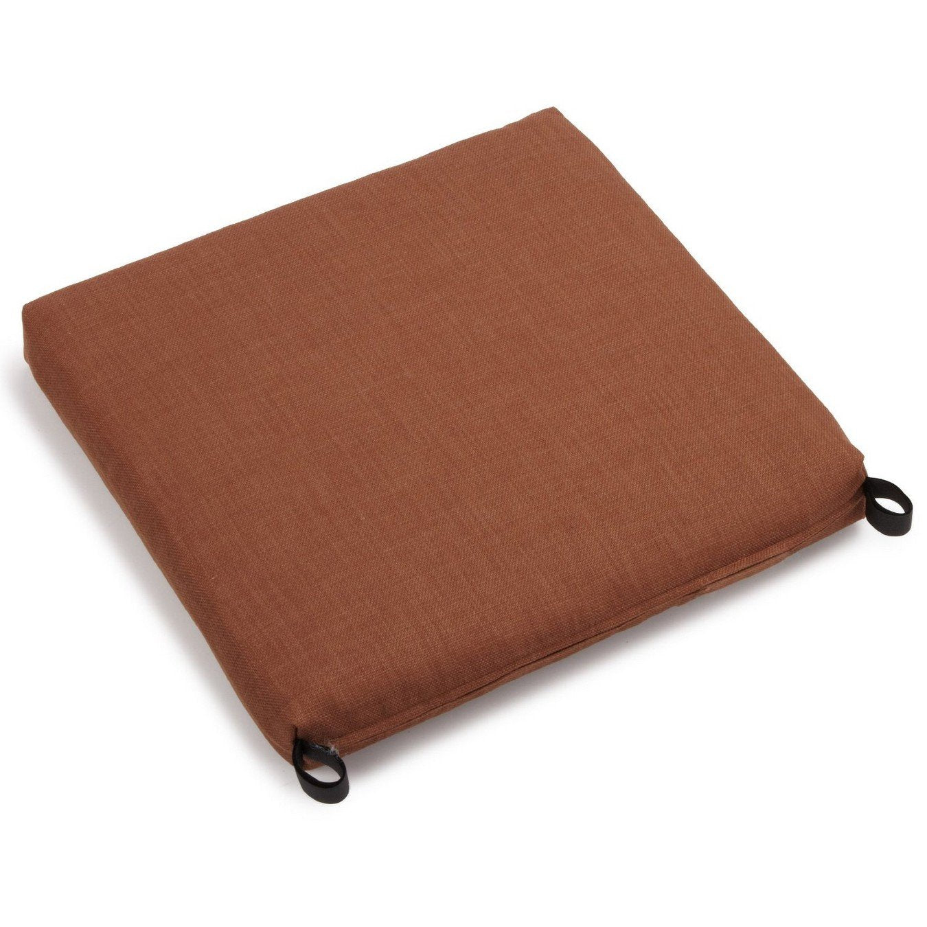 20-inch by 19-inch Spun Polyester Chair Cushion  - Mocha