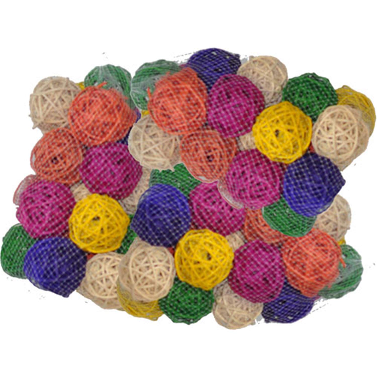 100 Pack of 3″ Colored Vine Balls HB46584