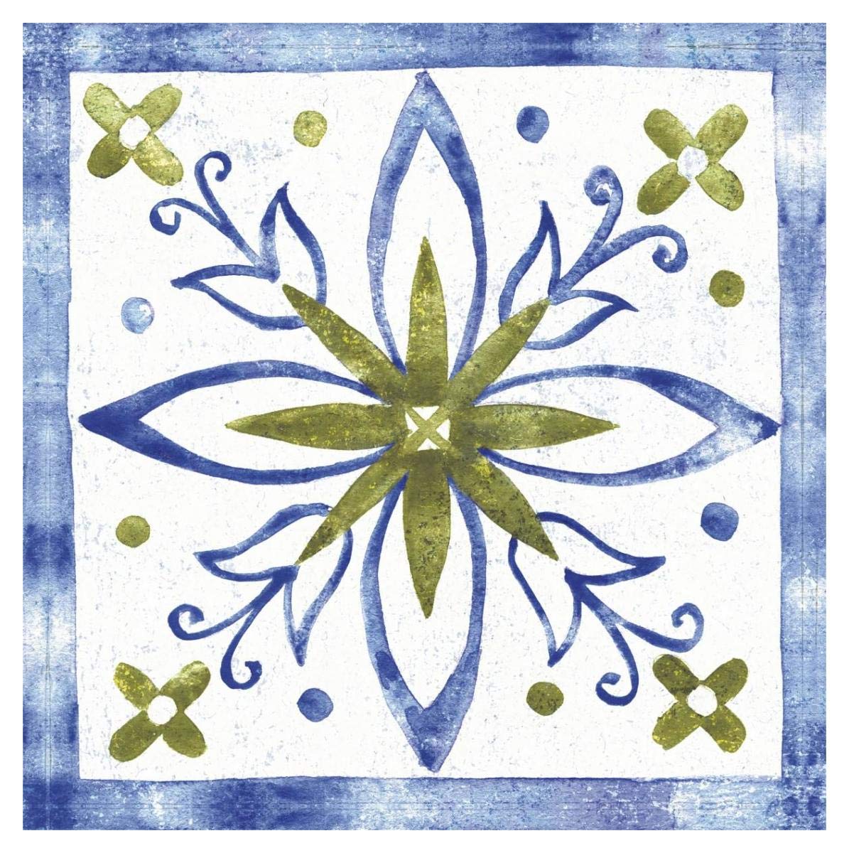 Tile Stencil I -Paper Art-38x38”