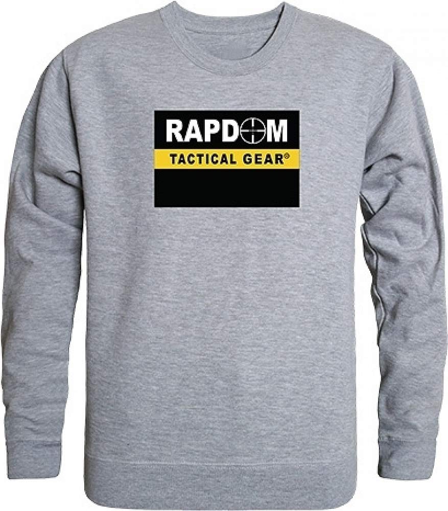 Graphic Crewneck, RAPDOM, H.Grey, XL