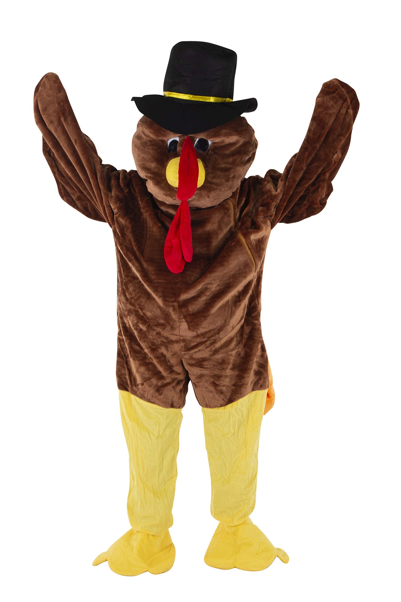 Thanksgiving Turkey Mascot Costume Set - Adult