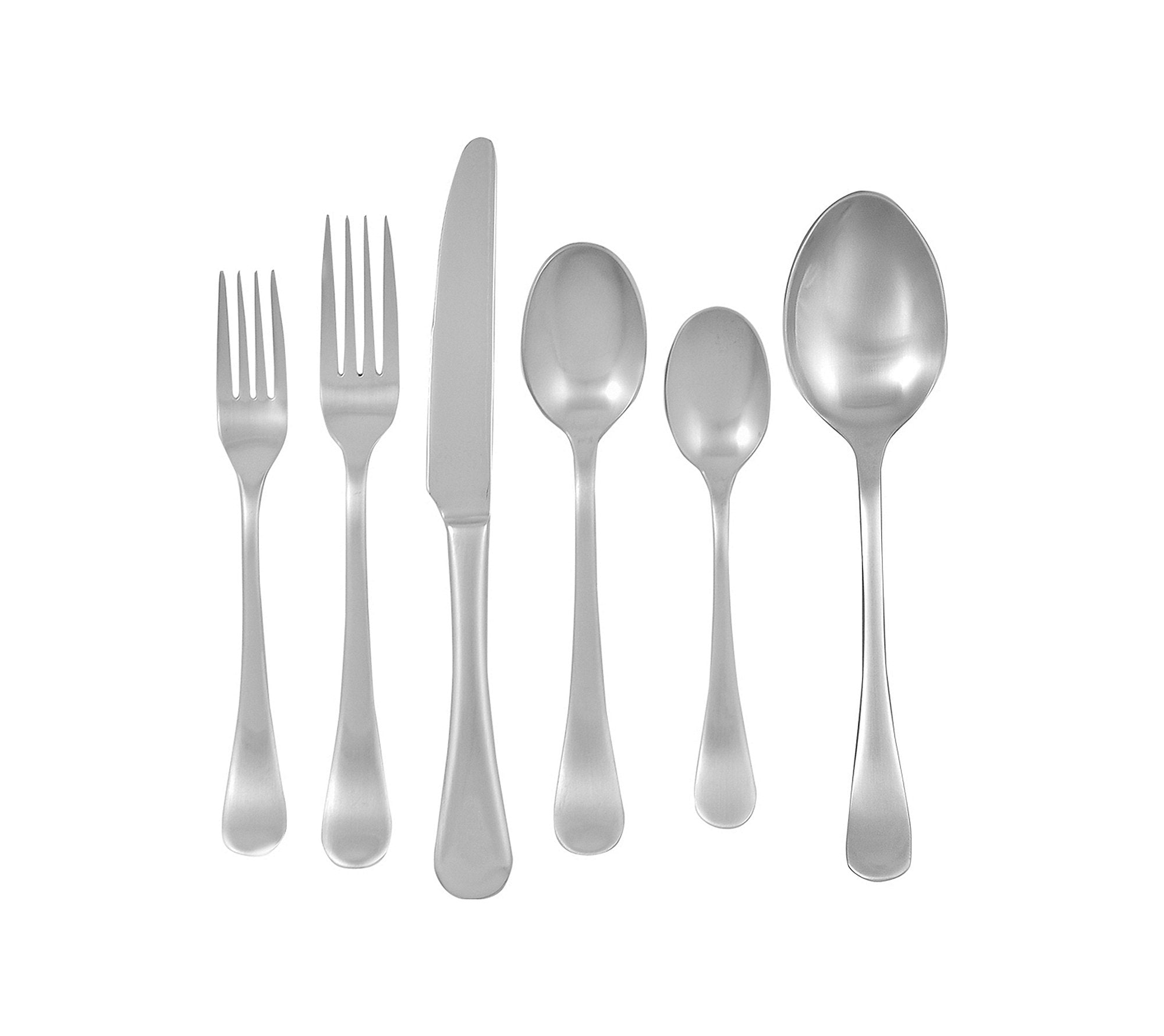 Bergen Stainless-All Satin Finish 42 pc Set