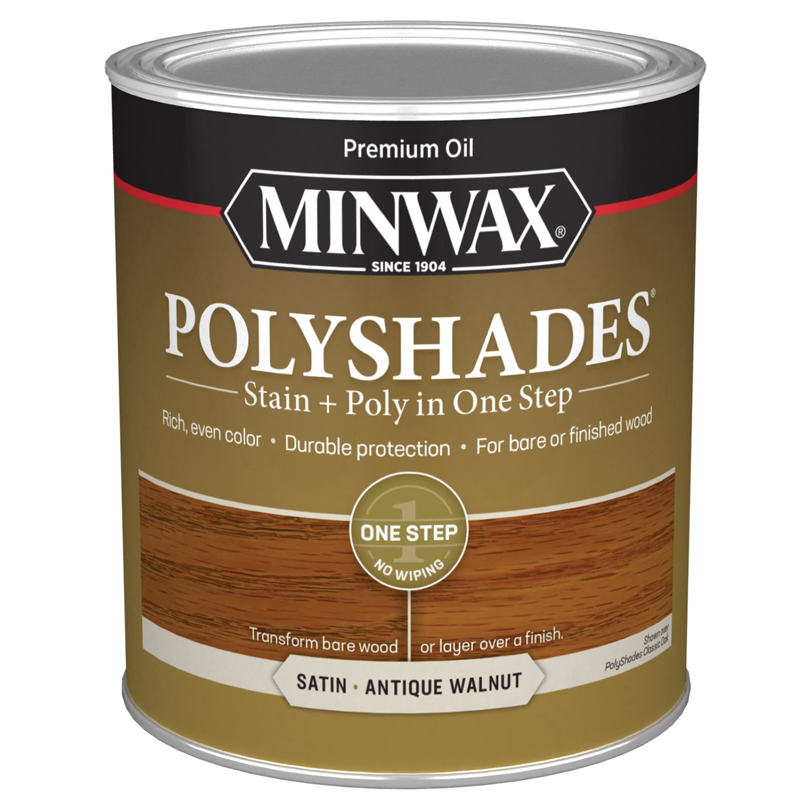 POLYSHADE QT SAT A WALNT (Pack of 1)